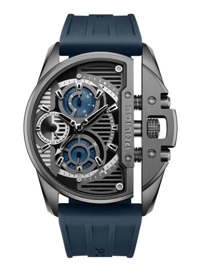 POLICE Men's Multi Function Blue Dial Watch - Image 1