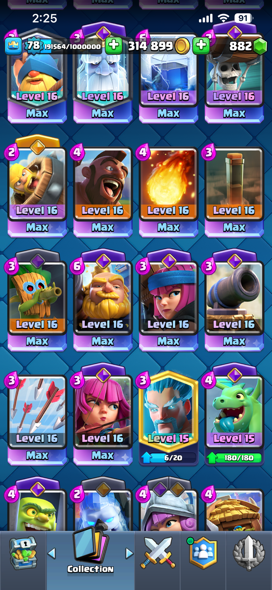 Level 78 Clash Royale - Max KT 16 - Global Rank #6923 - Image 6