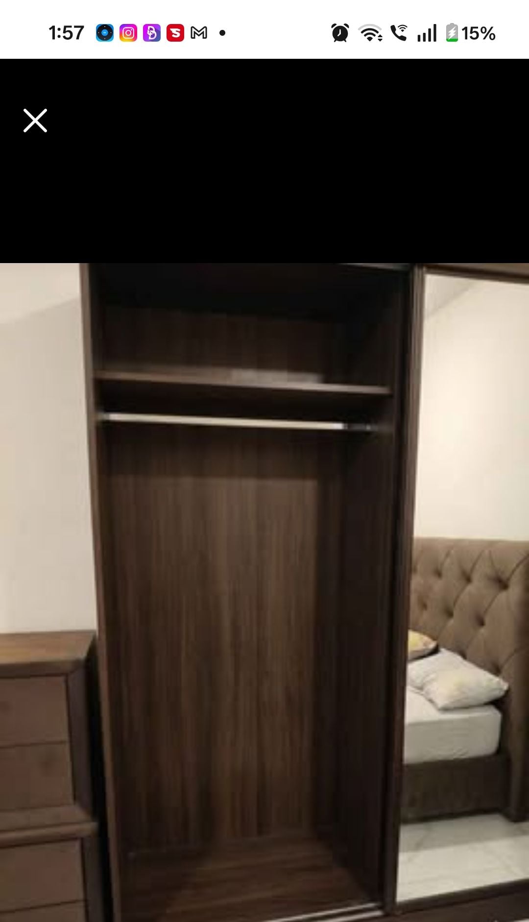 Complete 4- pieces modern Tufted Bedroom set. - Image 5