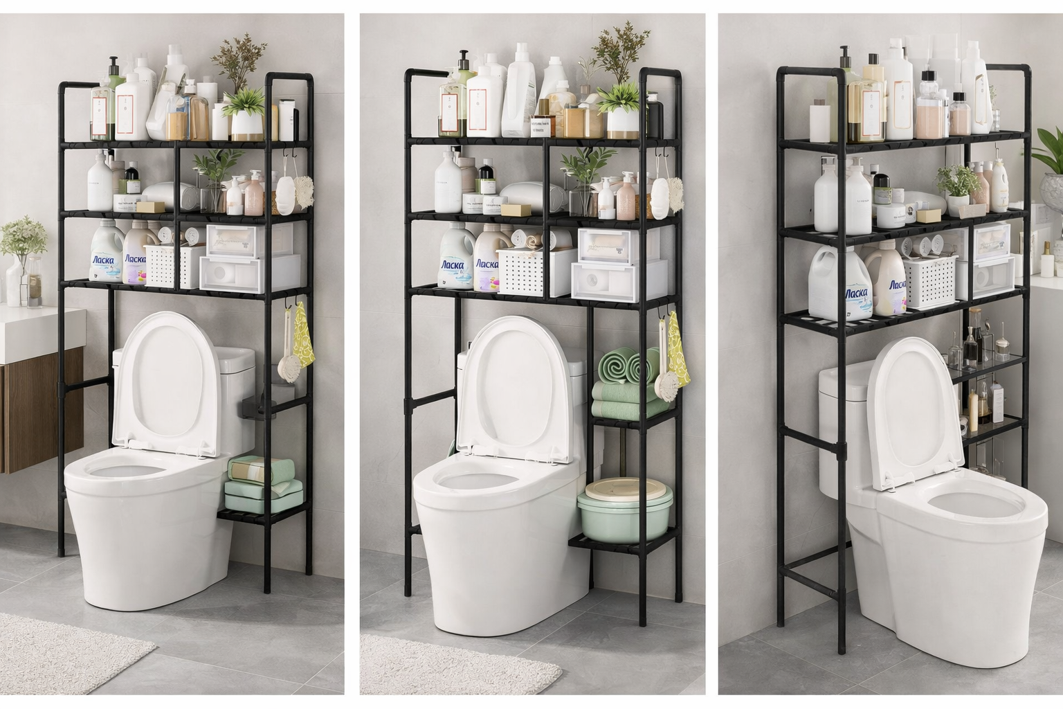 Over Toilet Storage Rack – Free Delivery in Qatar - Image 3