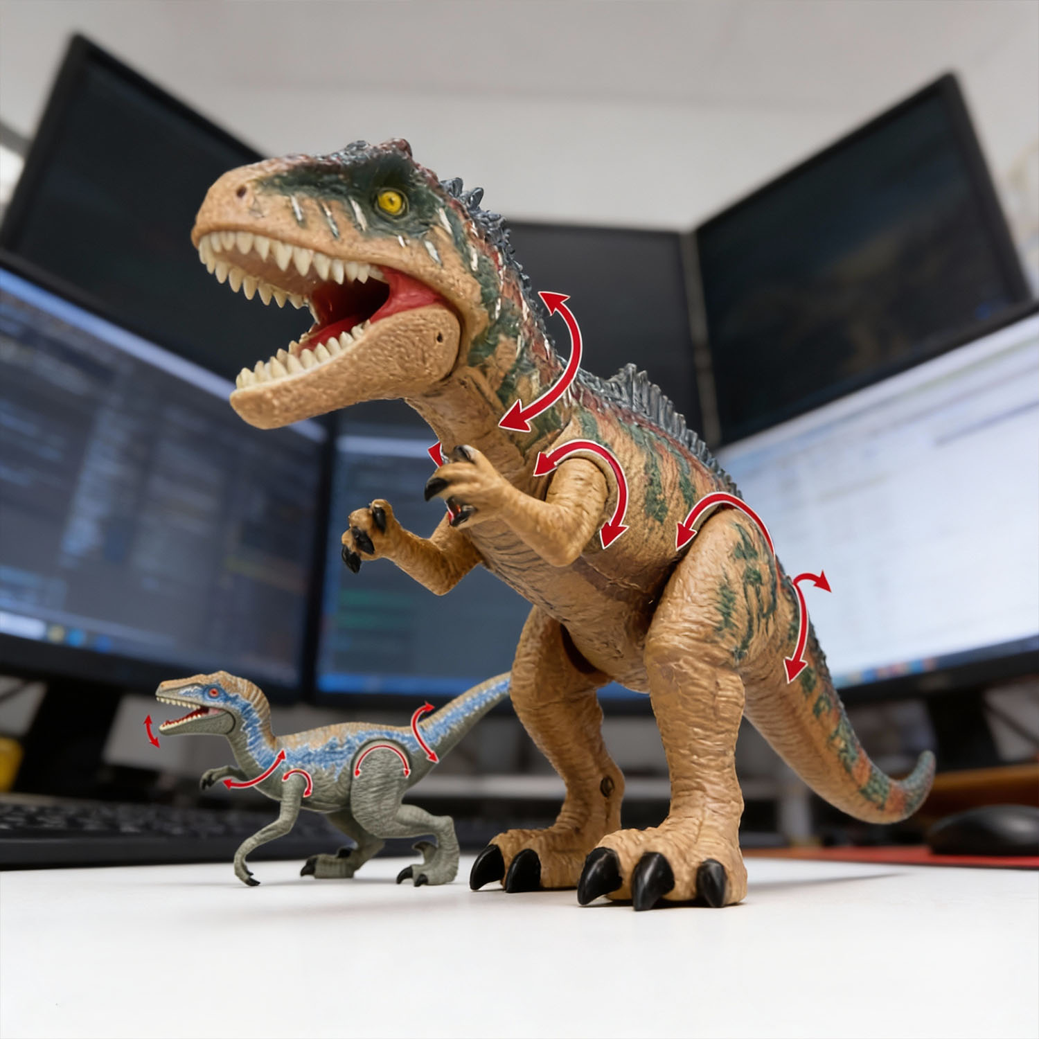 Dinosaur Sound Figure – Movable Joints - Image 2