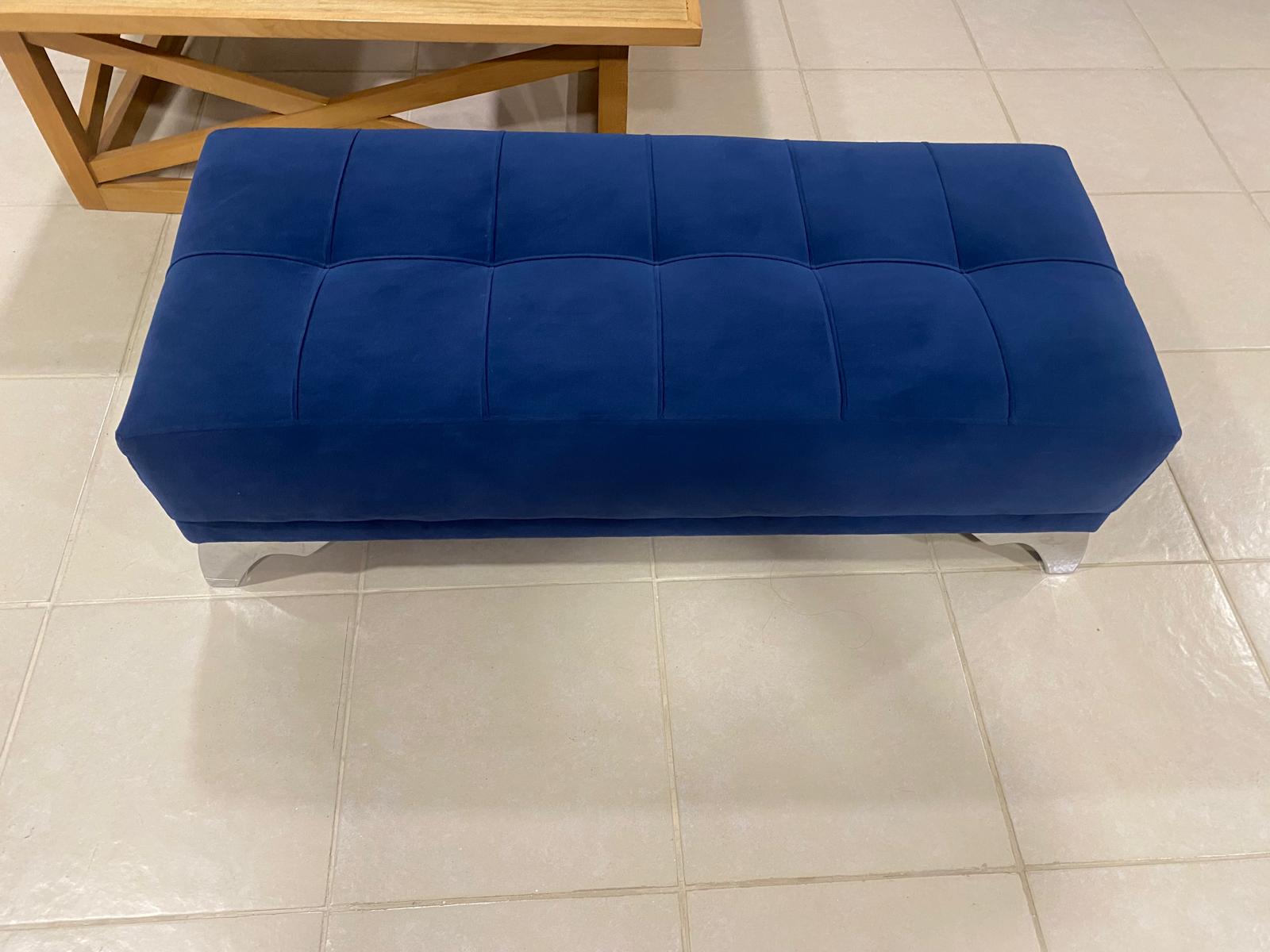 Dark blue 3 piece Sofas (8 seats)- Dark blue shown. - Image 4