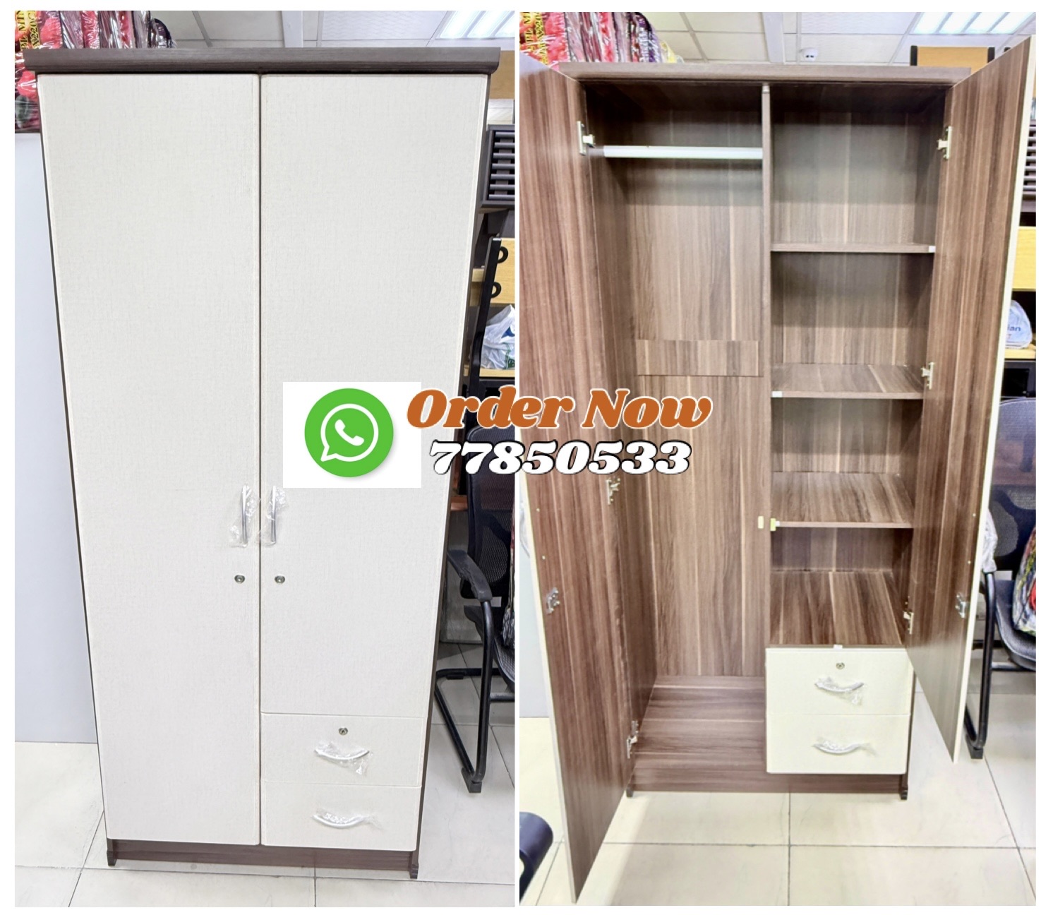 Quality 2-Door Cupboards on Sale Order Now Call/WhatsApp- 77850533 - Image 7