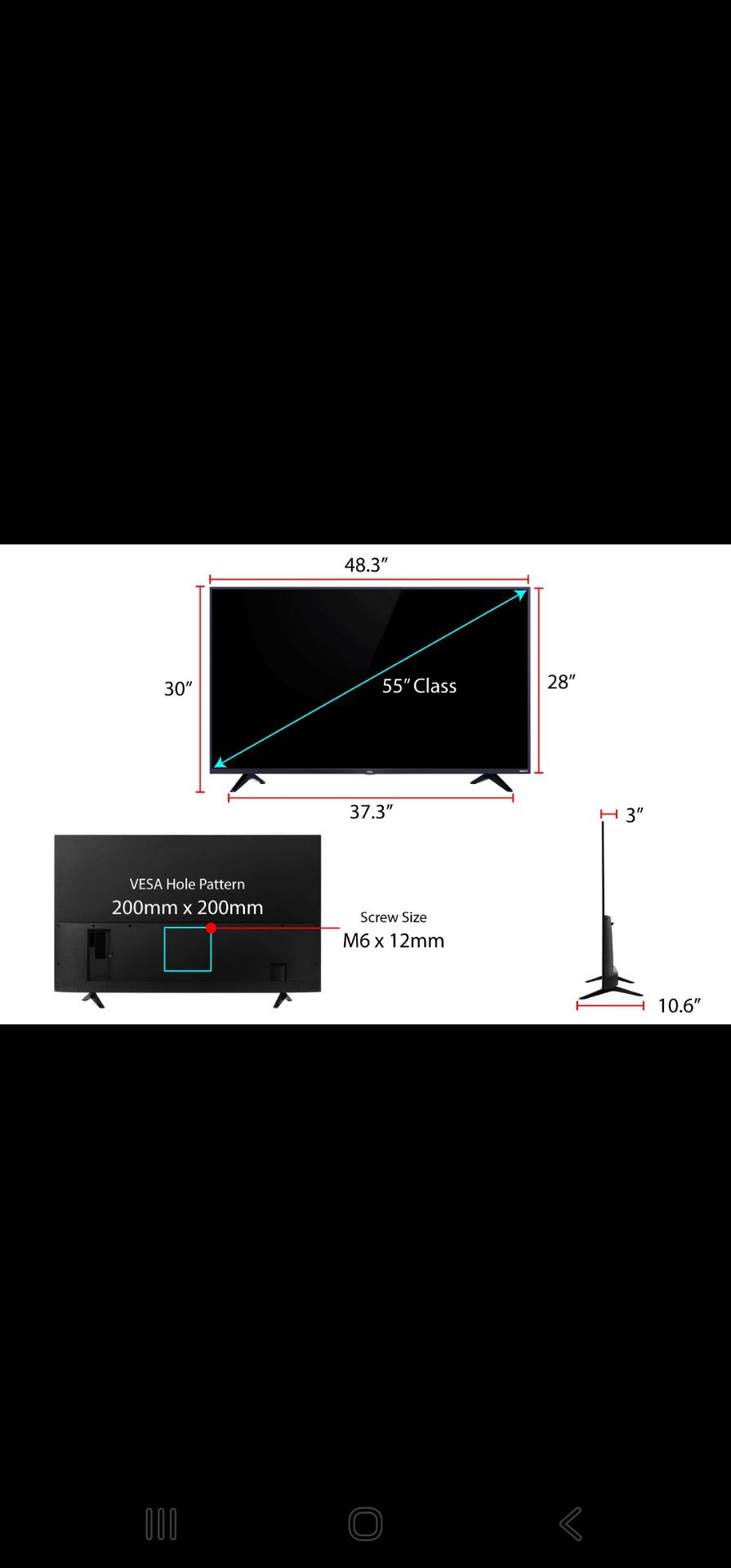 TCL smart android tv + os - Image 3