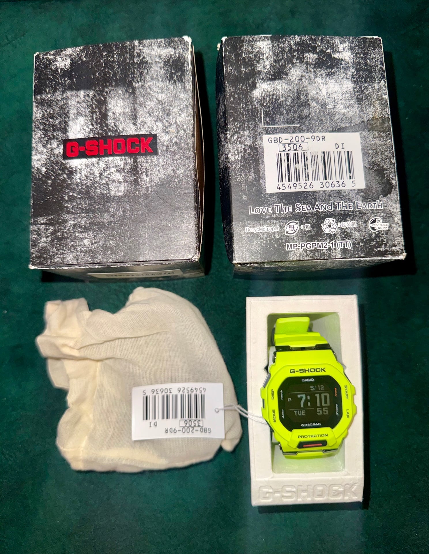 Brand new G-Shock GBD-200-9DR Neon Green / Lime color - Image 1