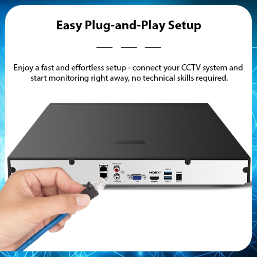 Secuview 16CH 4K Non-PoE Hybrid NVR with ONVIF Support - Image 8