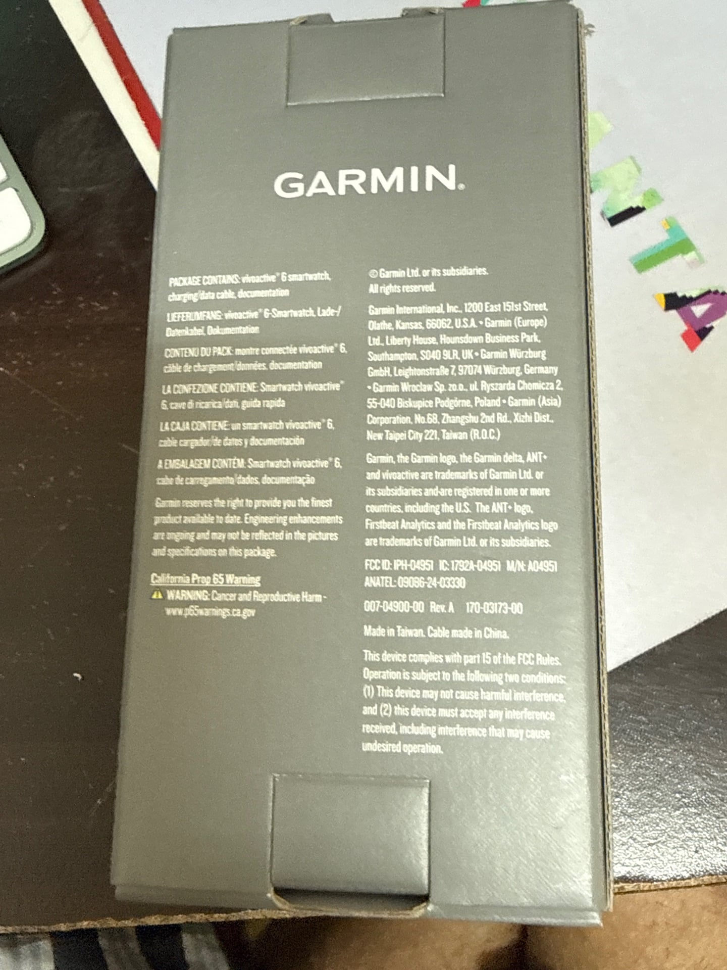 Gramin  VIVIOACTOVE 6 smart watch  - Image 2