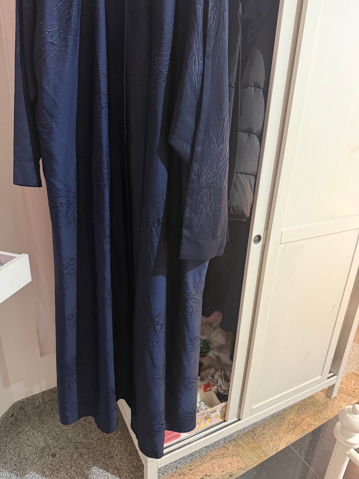 WOMEN ABAYA BLUE NEW NOT USED - Image 3