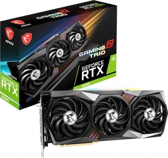 MSI GeForce RTX 3080 GAMING Z TRIO 10GB Graphics Card For Sale - Image 1