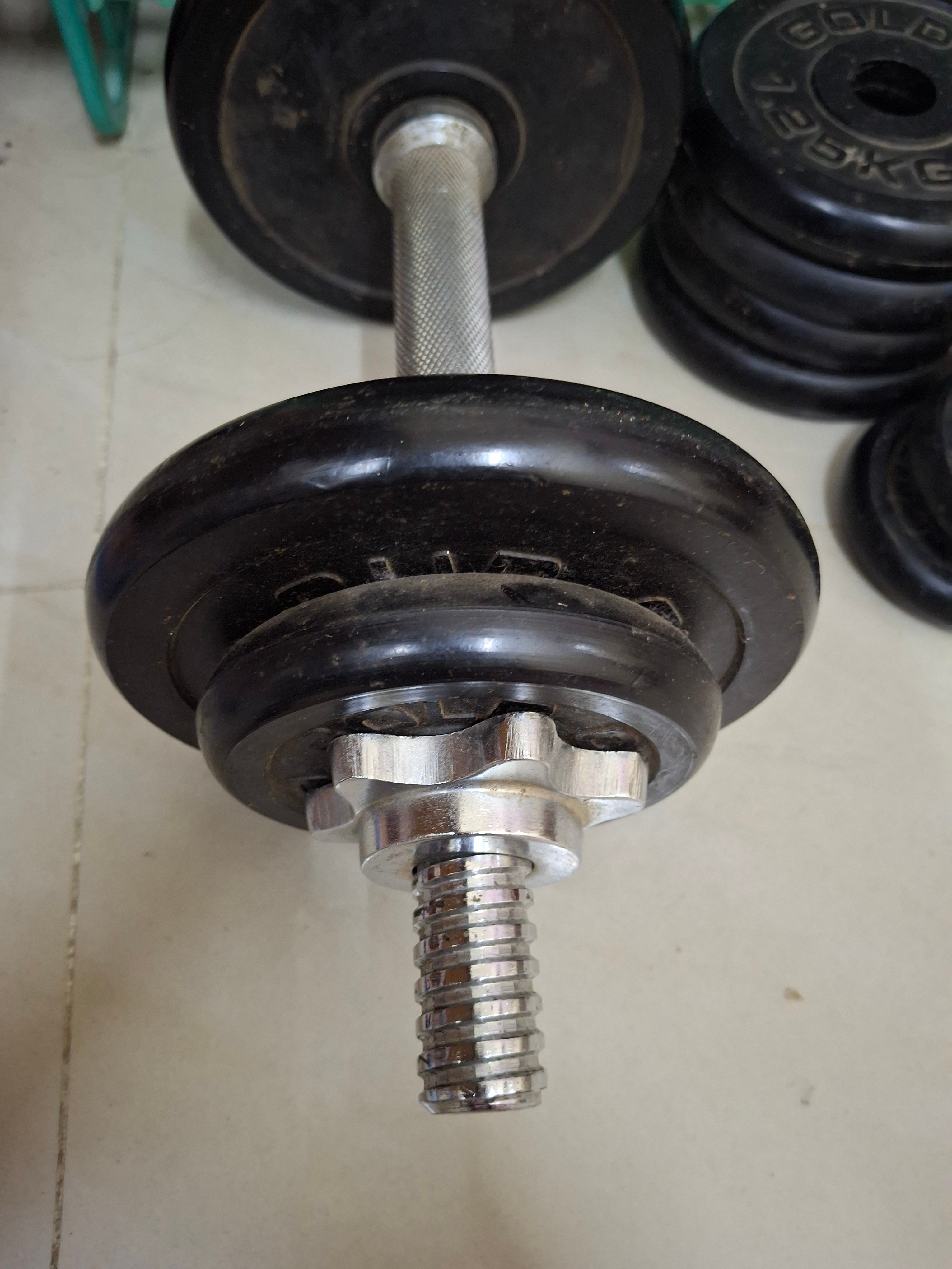 2 Dumbells + plates - Image 4