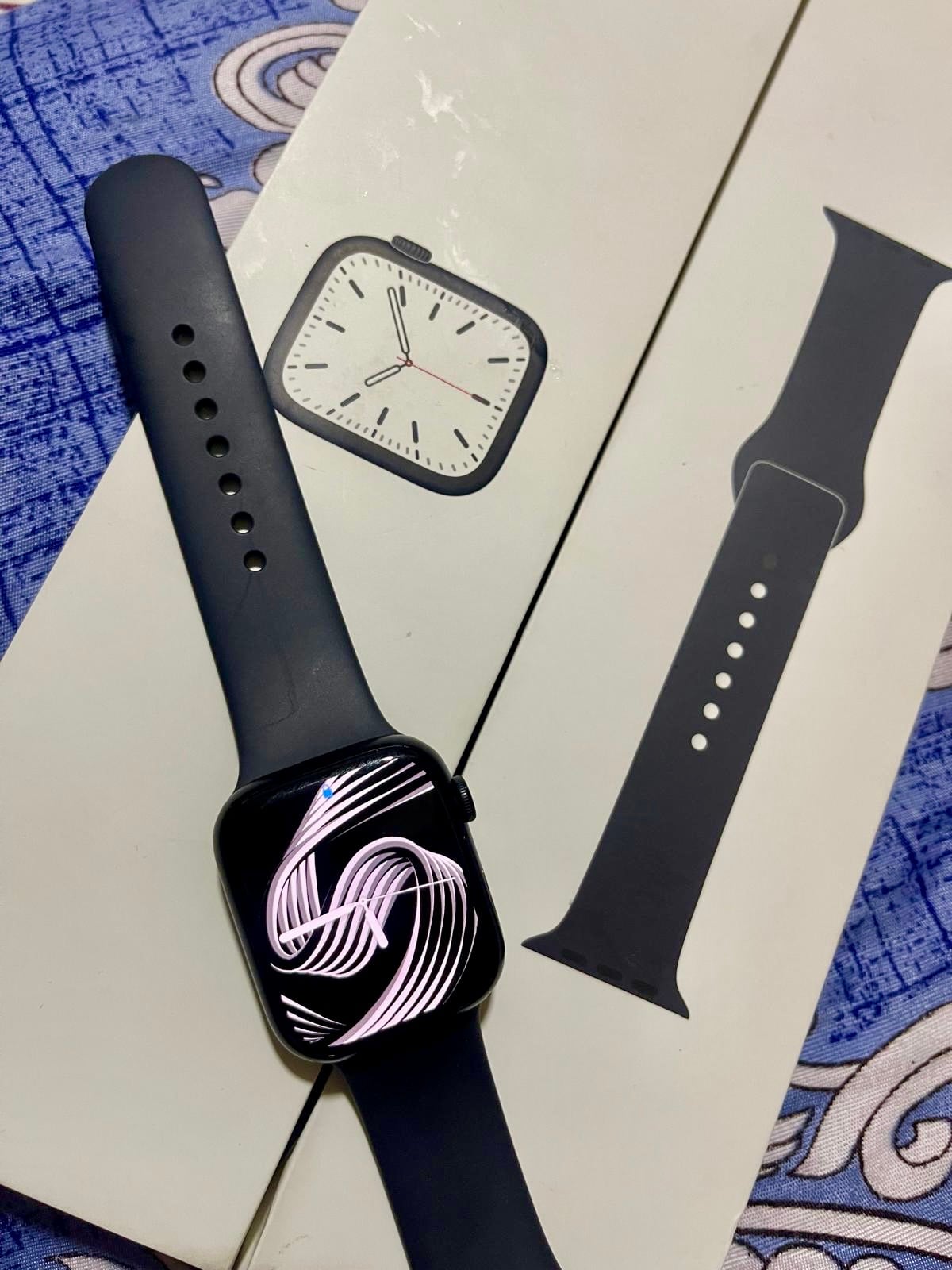 Apple Watch Series 7 45mm Cellular – Box Available – Good Condition - Image 2