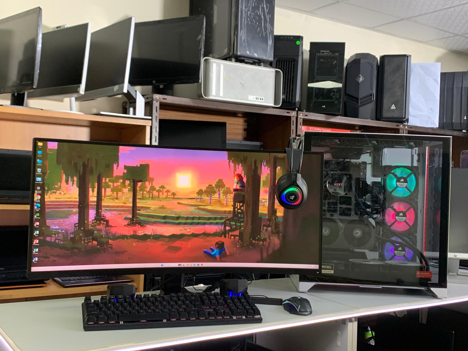 High end Gaming Pc AND Curved 34 inch 144hz Monitor - Image 1