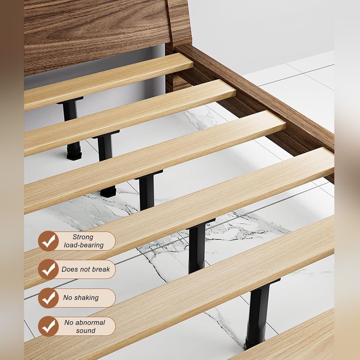 Adjustable Furniture Support Legs, Centre Support Bed Replacement Leg, Bed Riser - Image 5