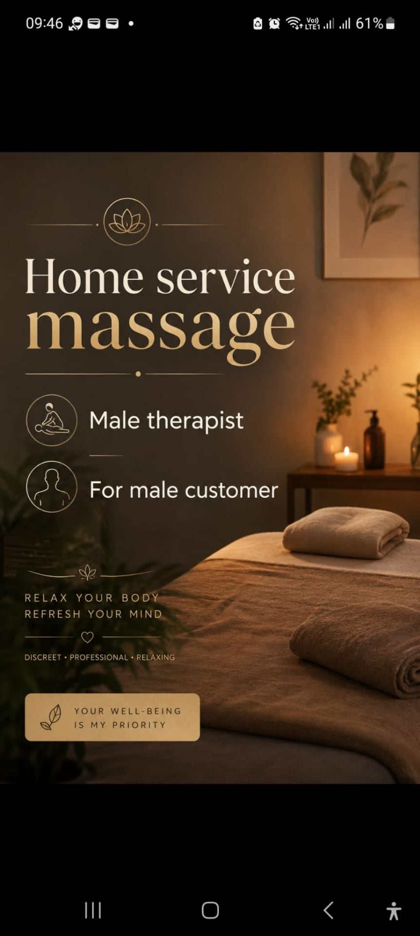 Male Massage Therapist in Doha | Home Service massage QATAR