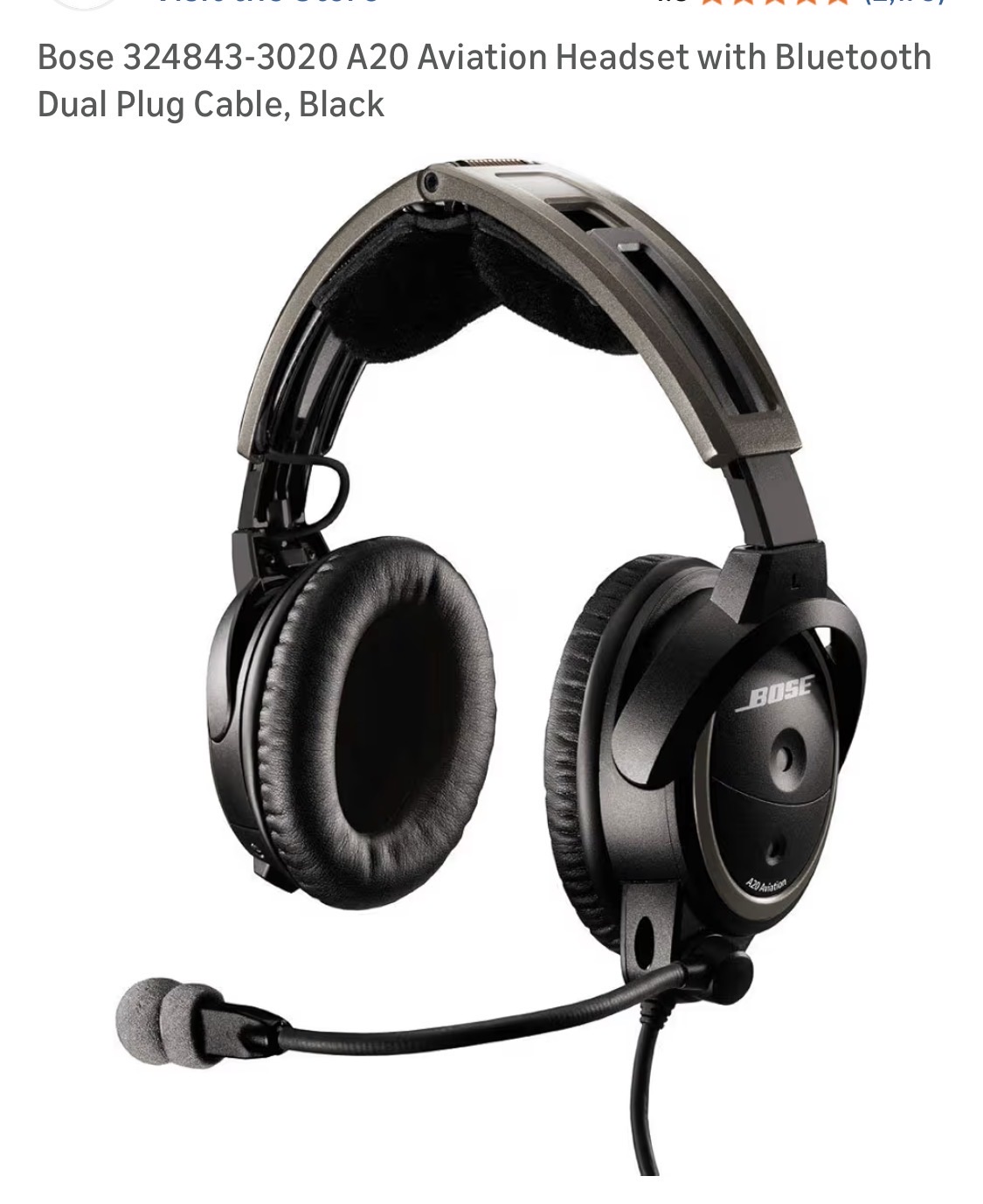 AVIATION HEADSETS BOSE A20 QR3000 - Image 3