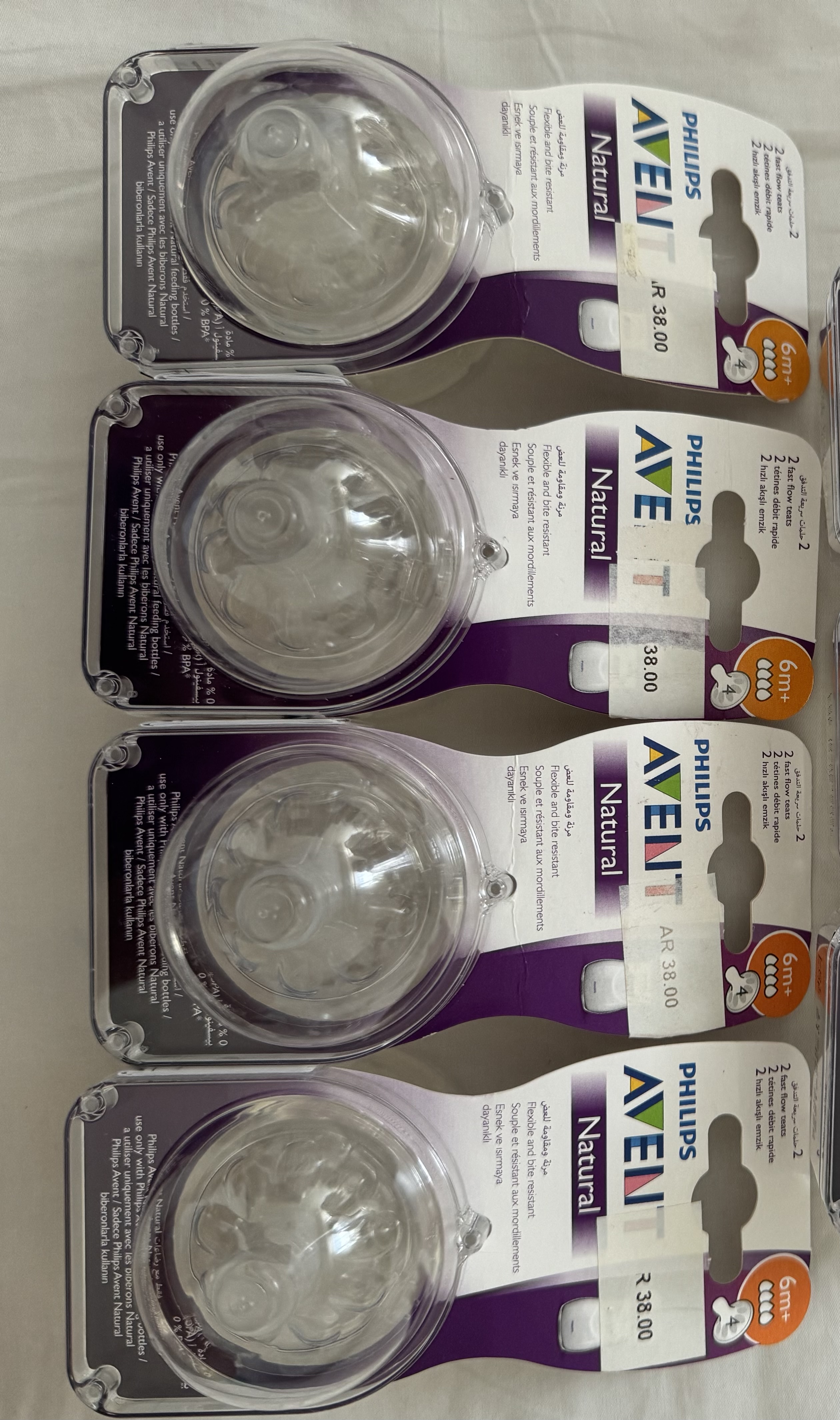 Philips Avent Natural - 2 fast flow teats - 6months+ - Image 3