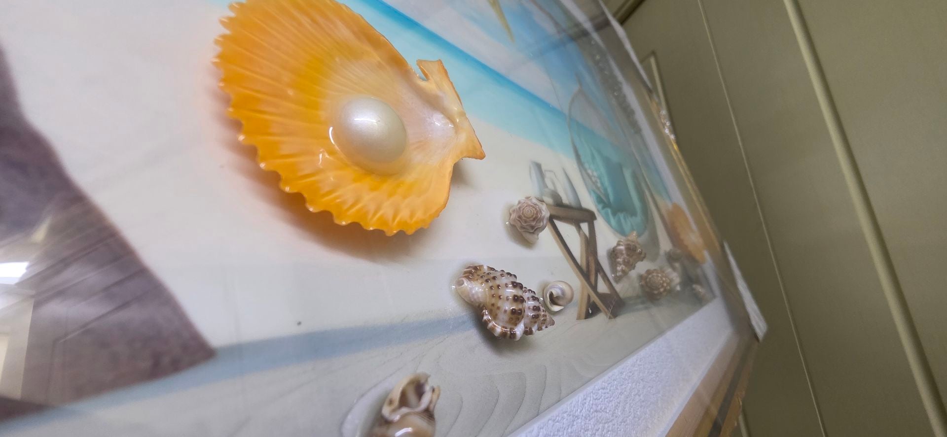 Elegant 3D Sea Shell Wall Art – Unique Home Décor Frame - Image 4