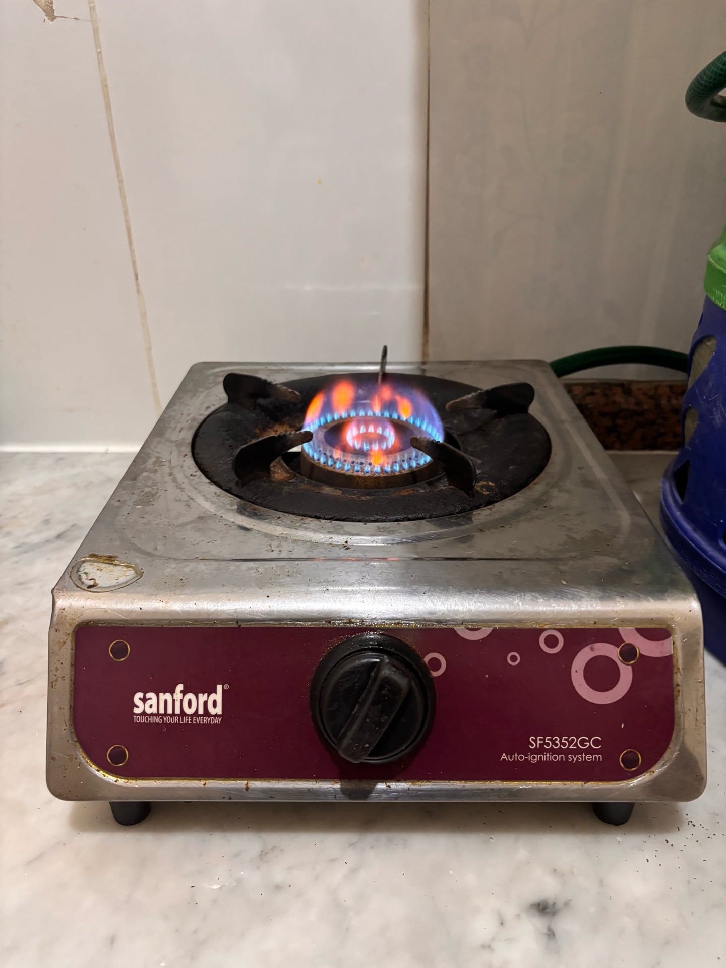 6KG Small Cylinder with Single Burner + Hose + Regulator  - Image 4