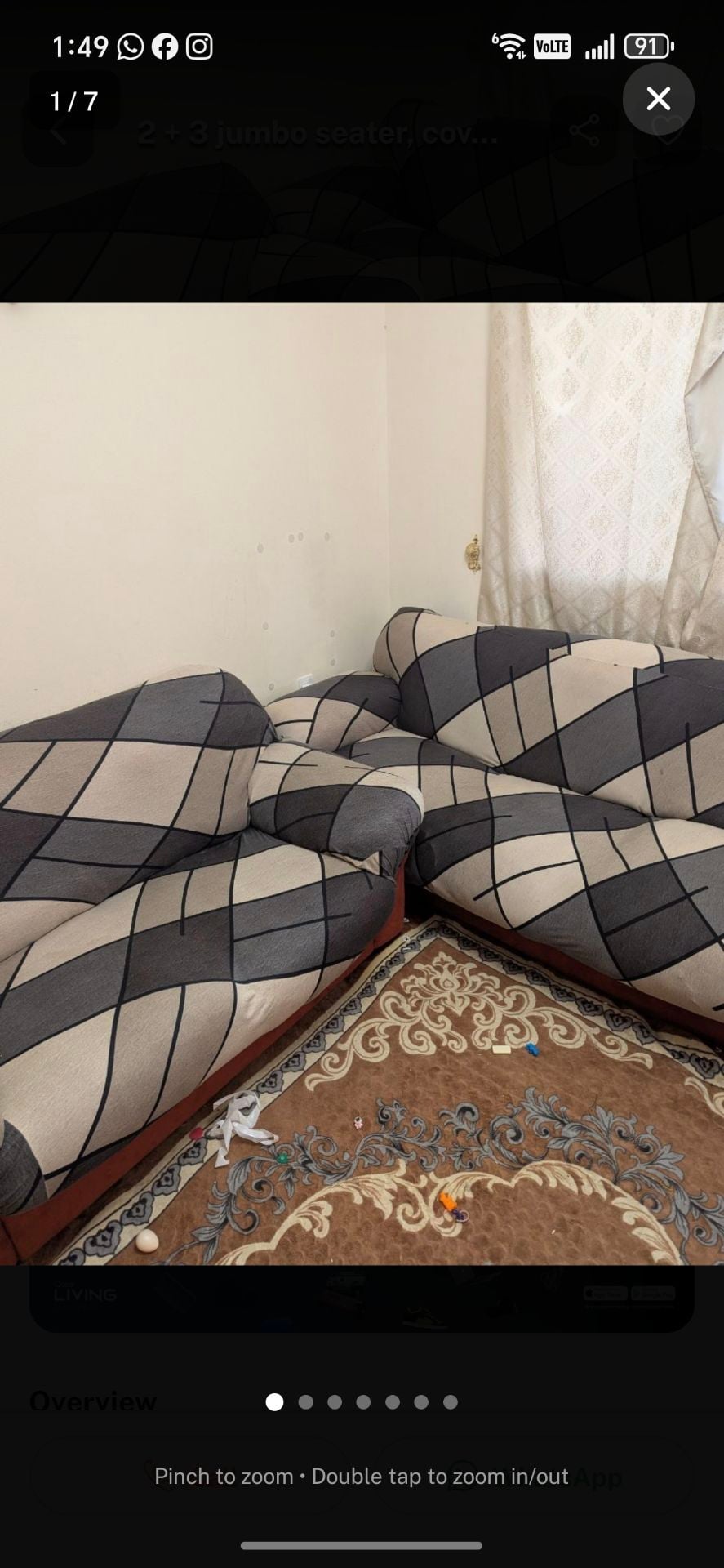 3 + 2 jumbo seater - Image 1