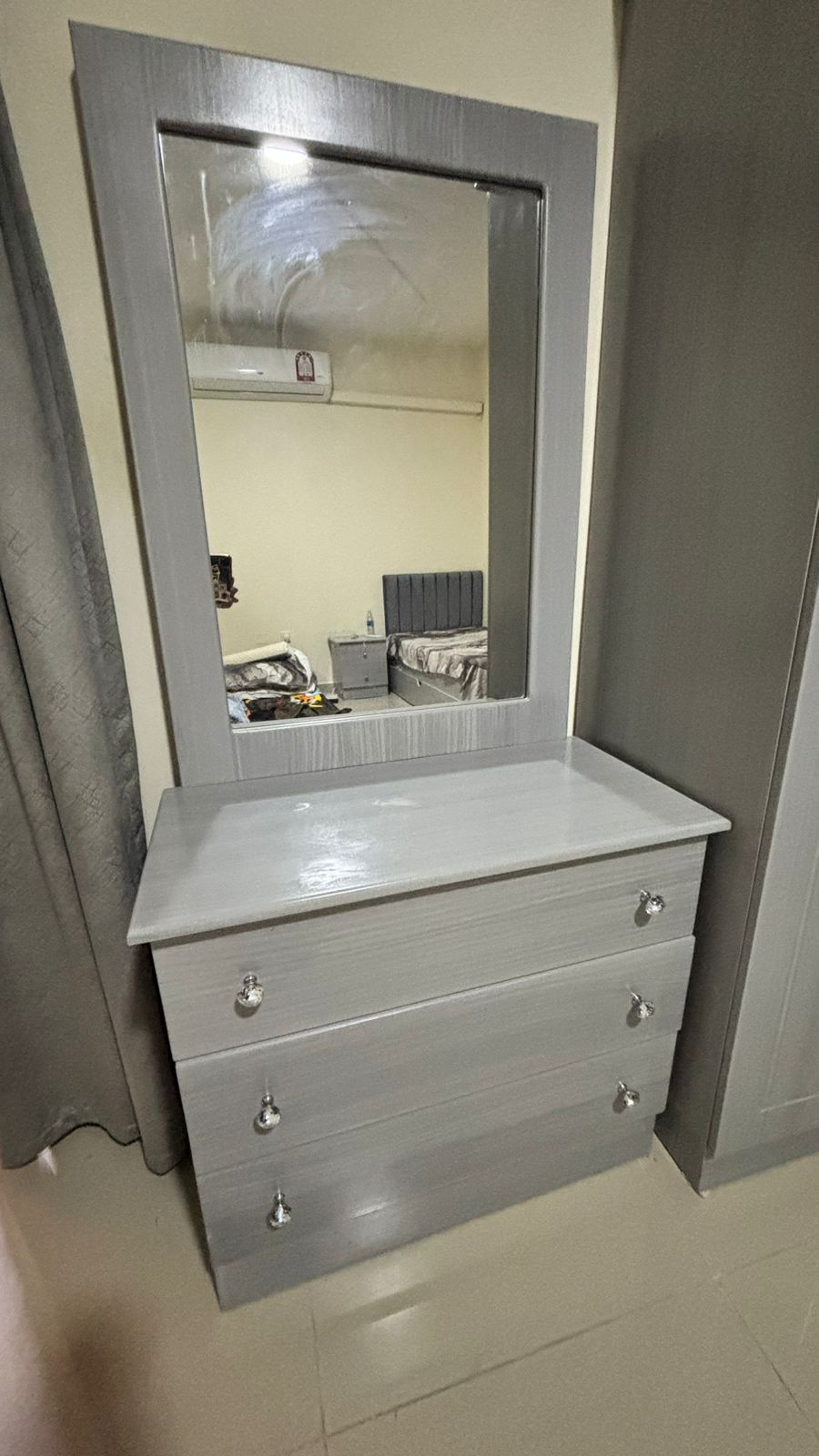 Bed Like New With Drawer Option | Side Table | Dressing Table - Image 2