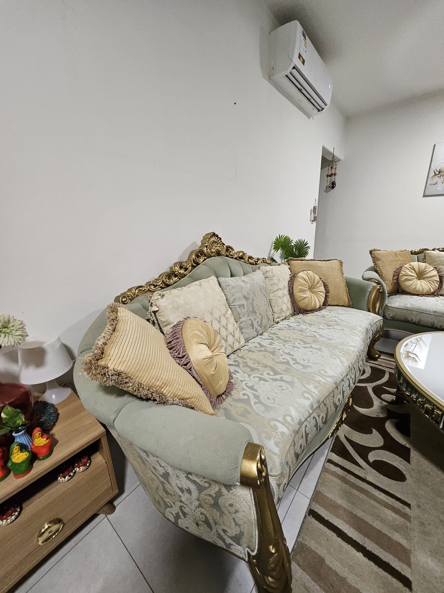 URGENT SALE: 2 pcs 3 Seater luxury Fabric Sofa - Image 7