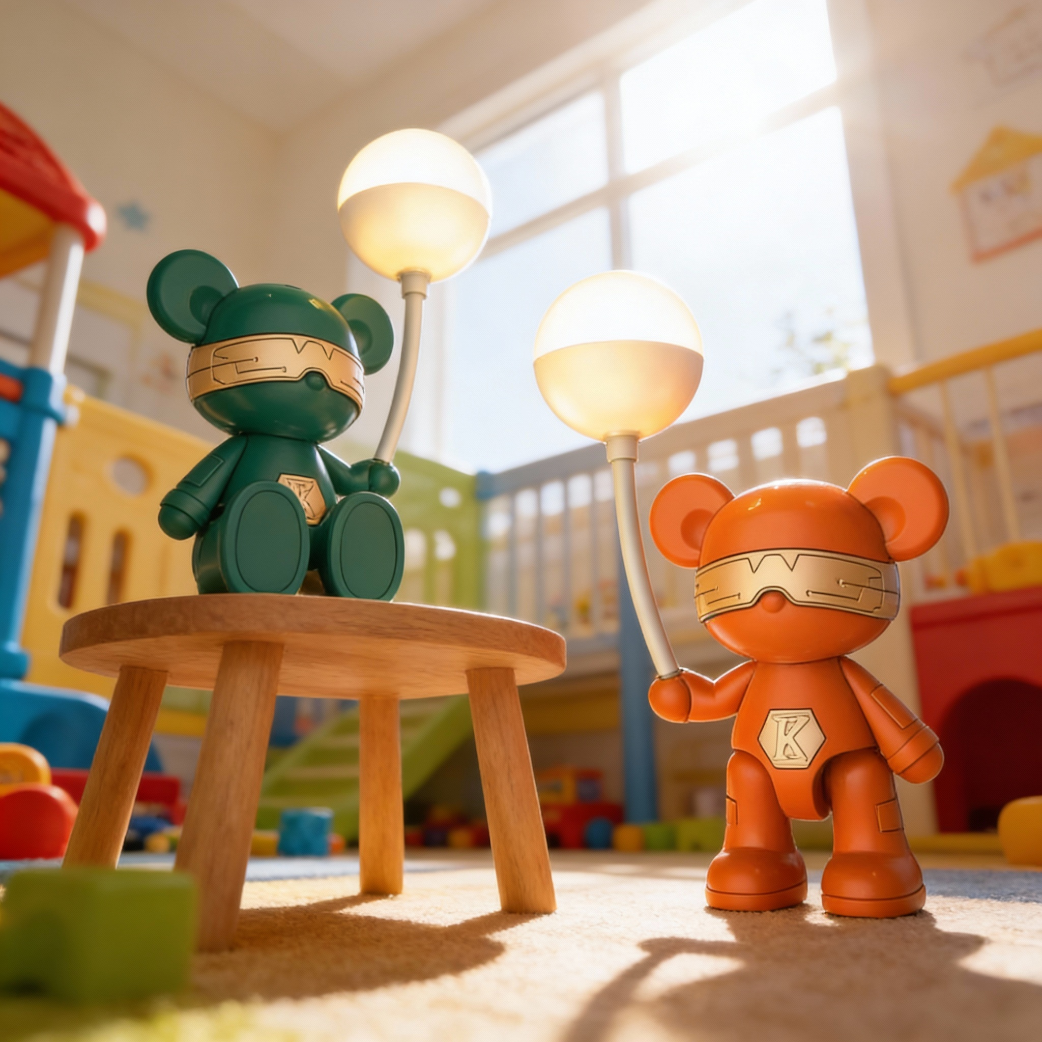 Rechargeable Bear Table Lamp in Different colors - Image 5