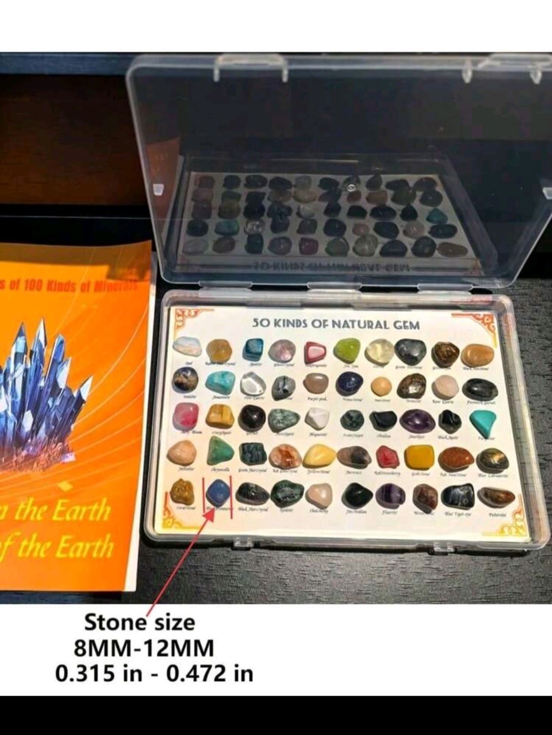 50 Natural Gem Set + Booklet - Image 2