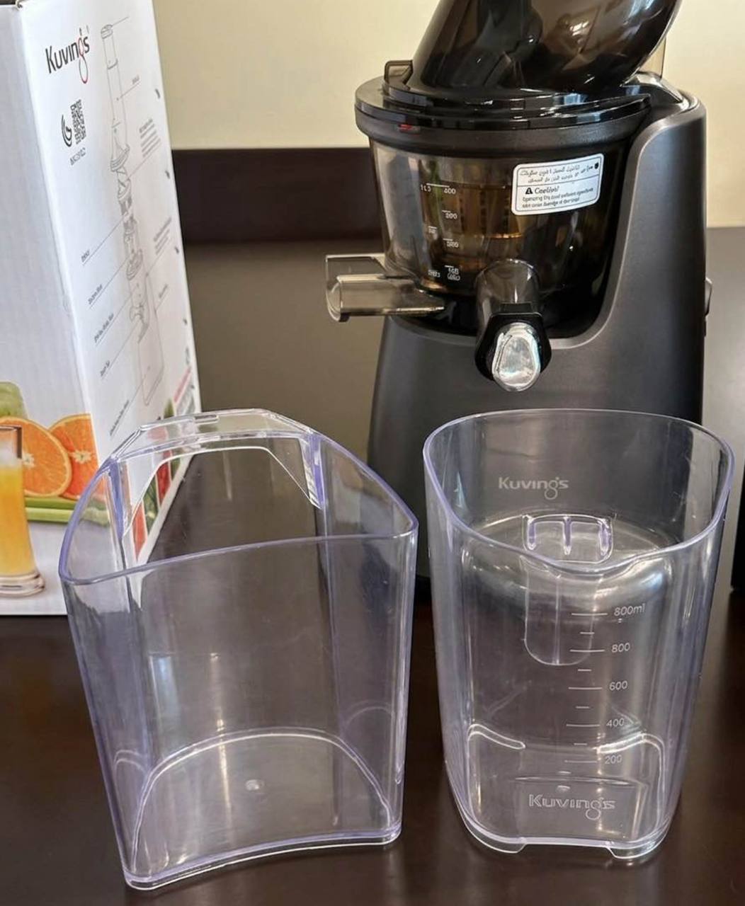 Kuvings EVO820 Whole Slow Juicer - Matte Black (Like New) - Image 4