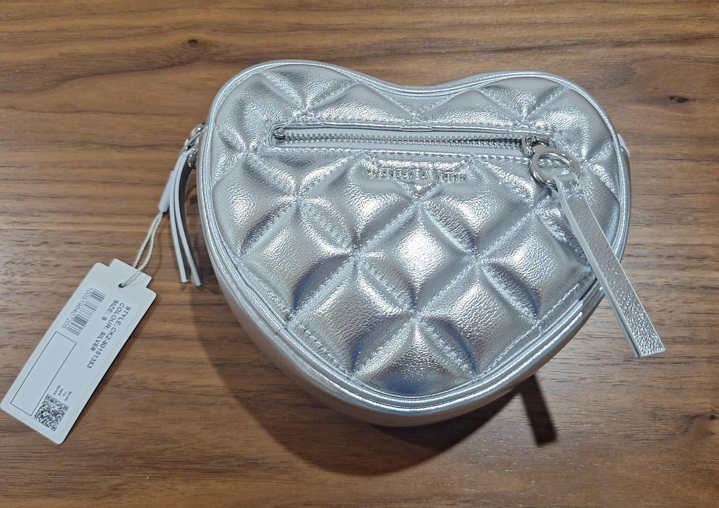 Charles and Keith Silver Heart - Image 4