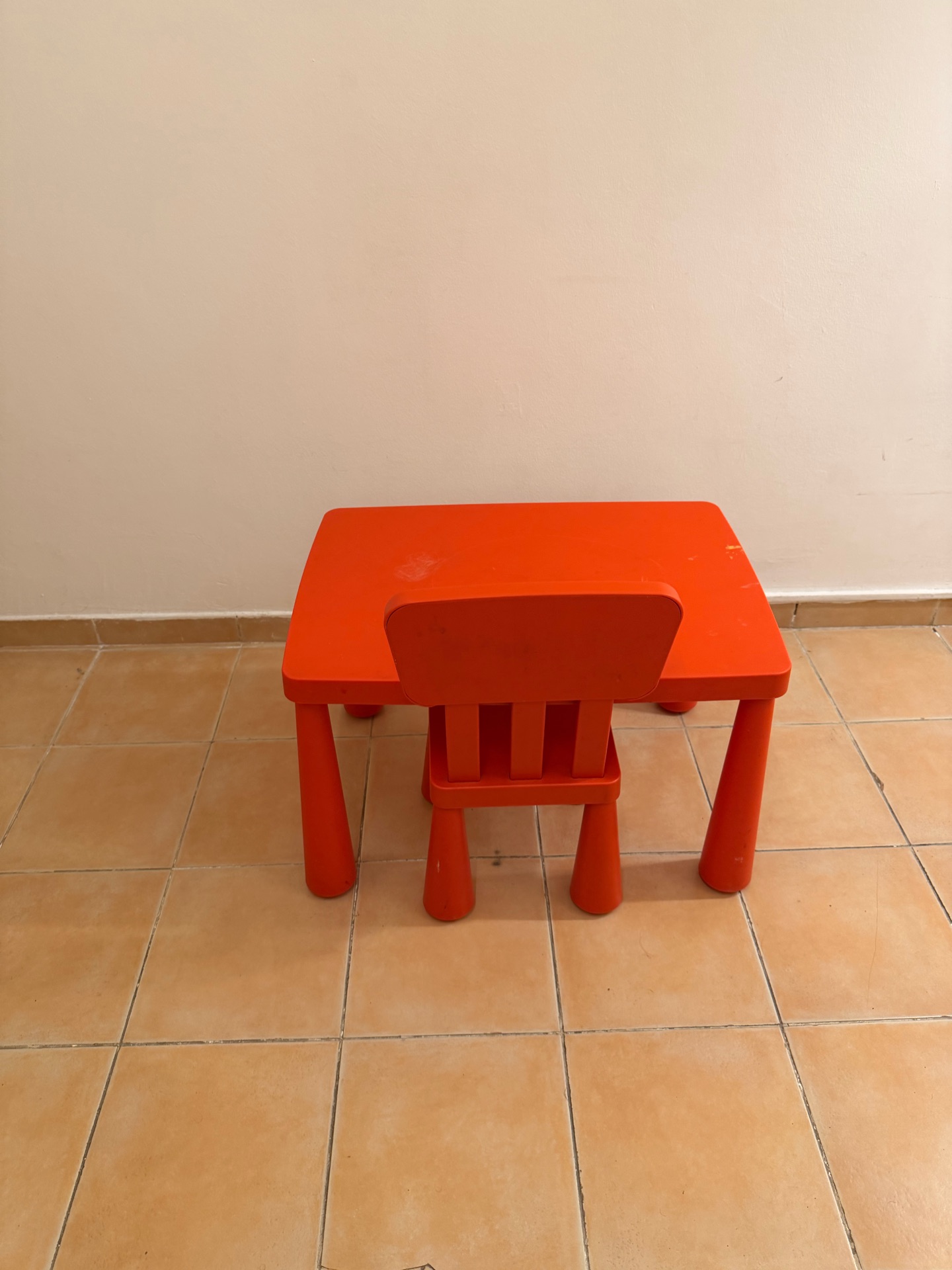 Ikea table and chair - Image 1