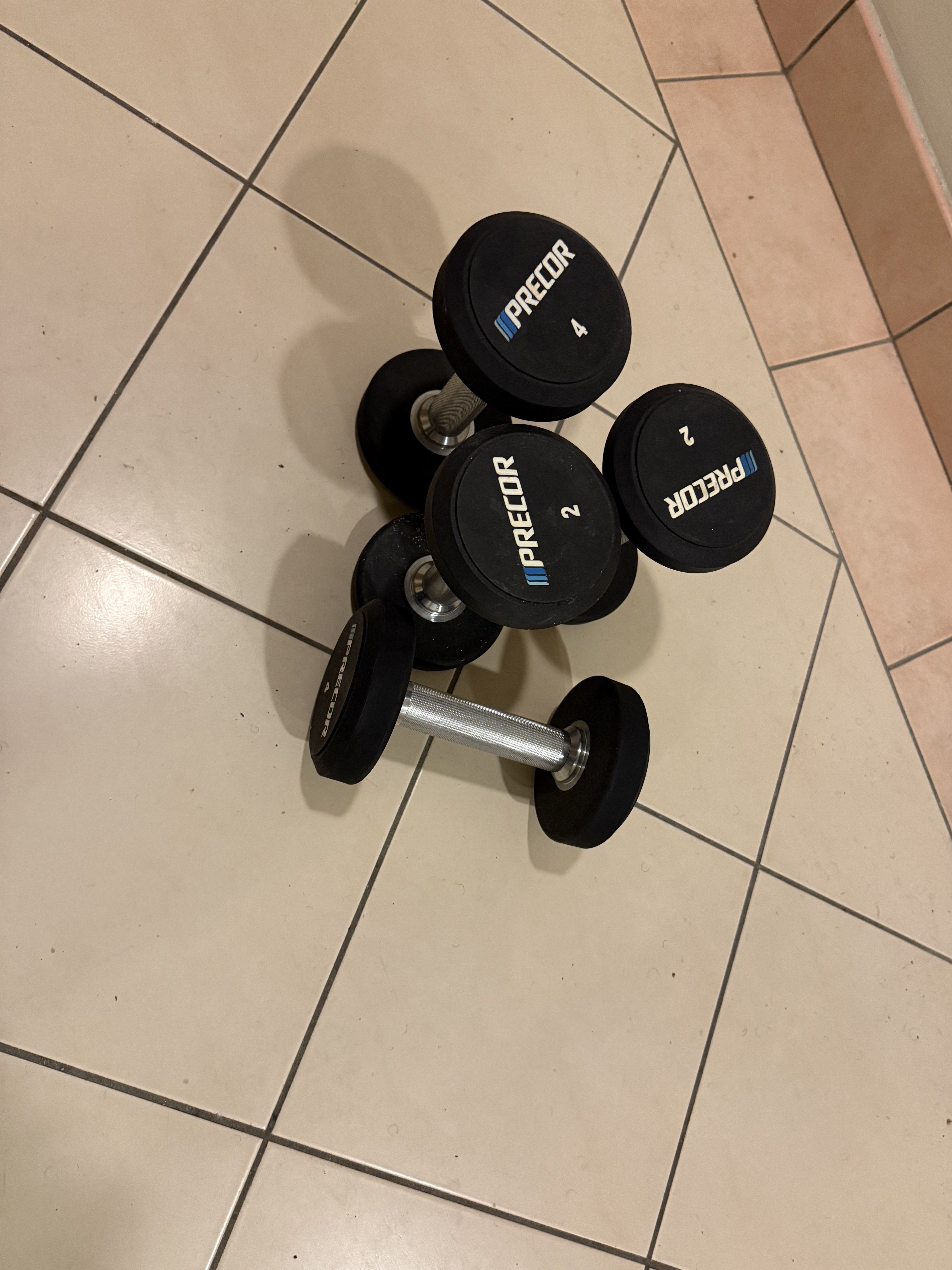 Precor dumbell set - Image 4
