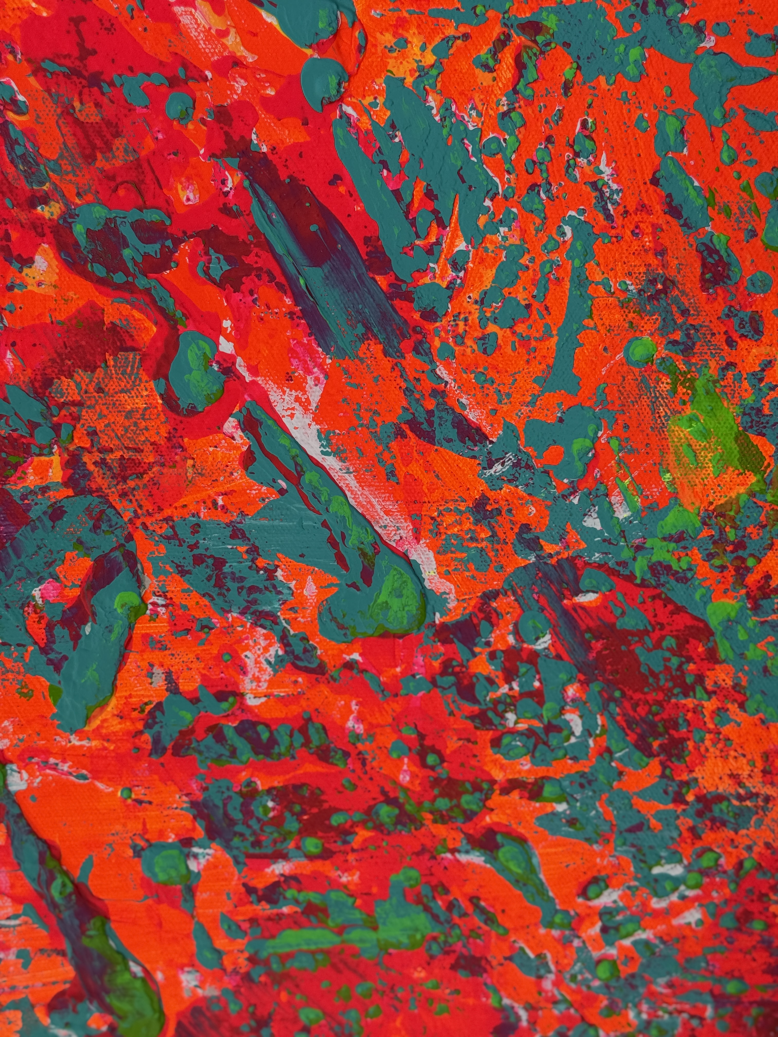 Original abstract painting  90x90 cm – NO-RETURN.art  - Image 7