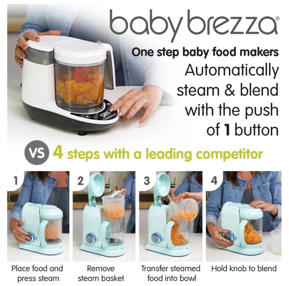 Baby Brezza One Step Baby Food Maker Deluxe - Image 3