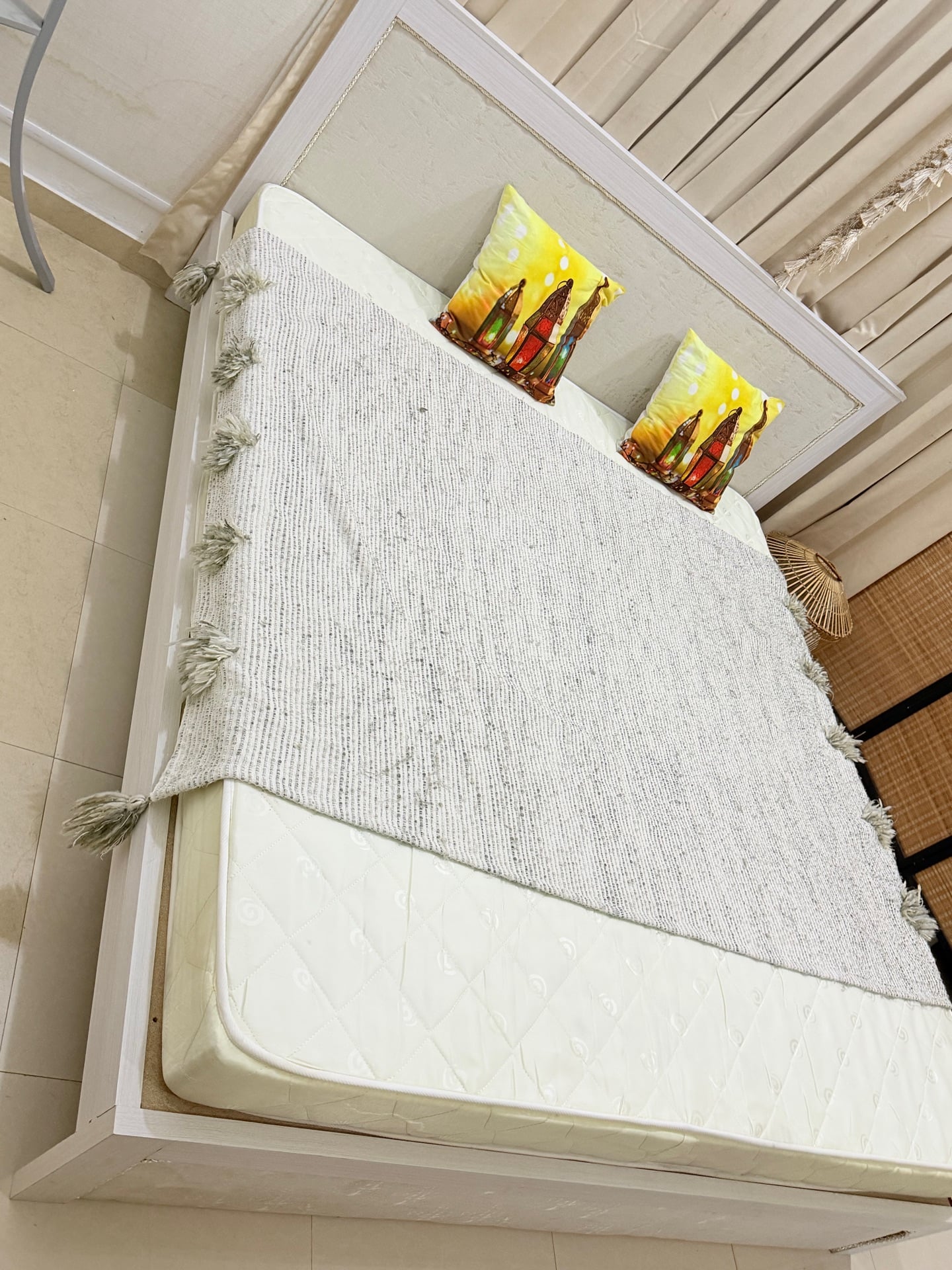 Urgent Sale home centre king bed with mattress price Negotiable  - Image 2