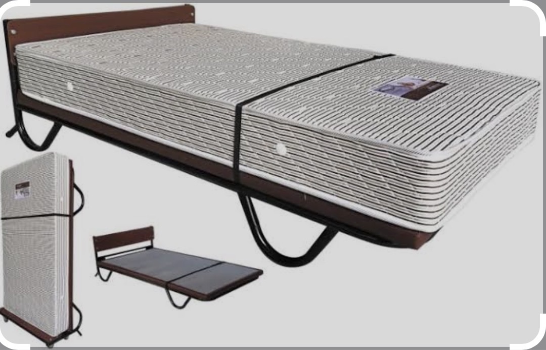 Bed Portable Standing Spring Extra bed with Heavy Duty Frame - Image 2