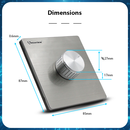 Secuview 30W Volume Controller with Durable Steel Body - Image 9