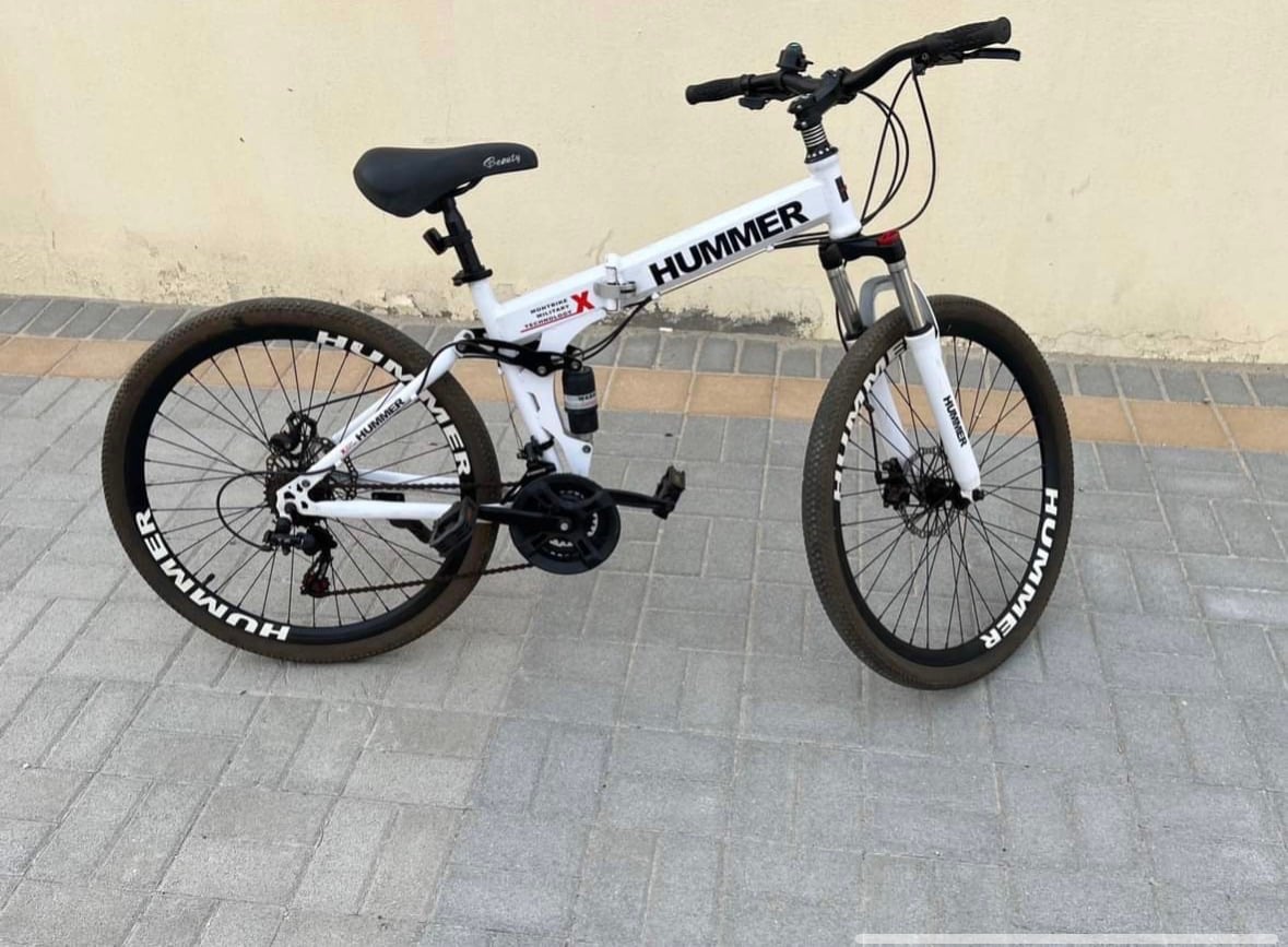 Hummer 26" Folding Mountain Bike - Image 4