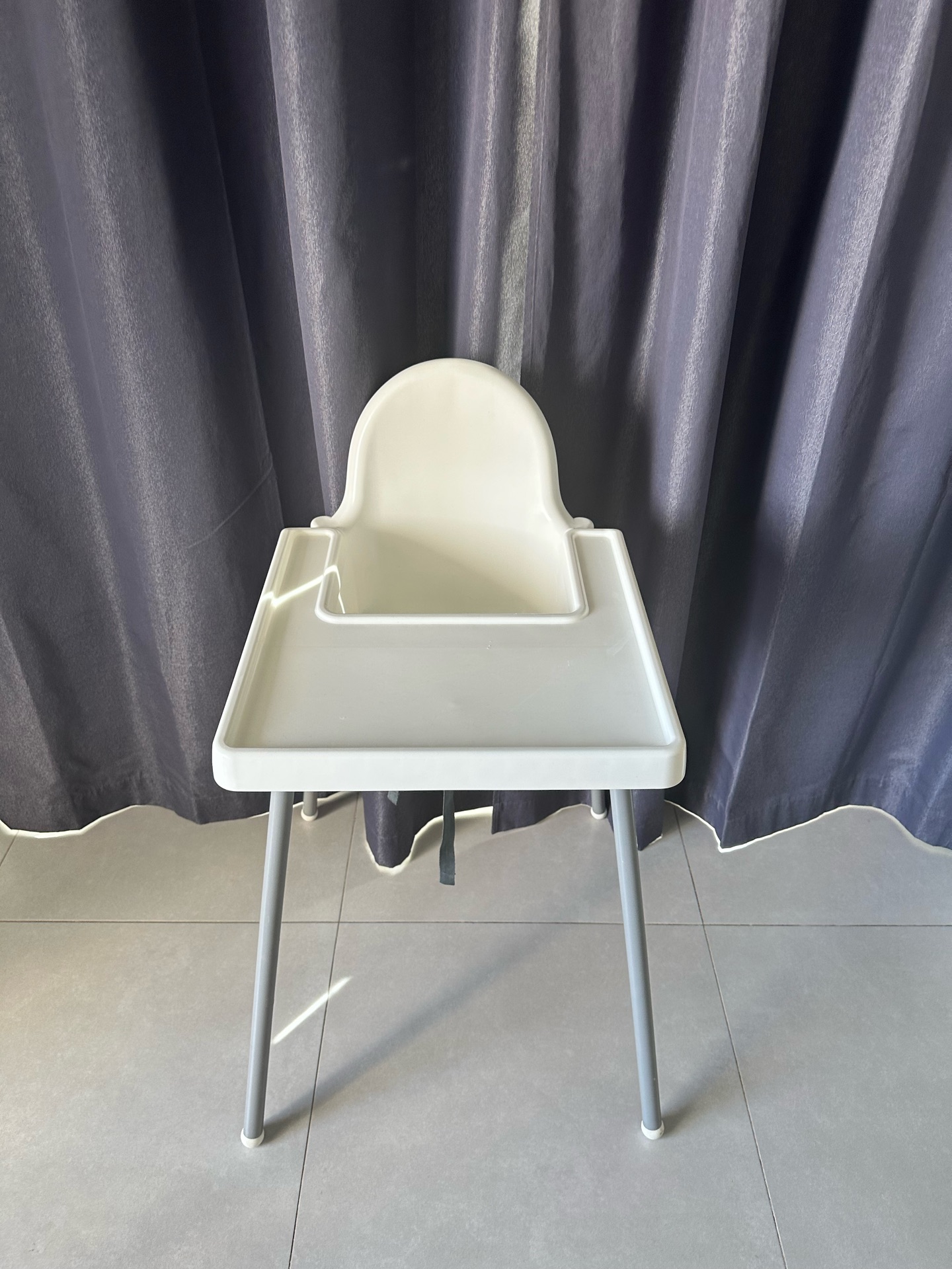 IKEA baby high chair with tray ,white colour  - Image 6