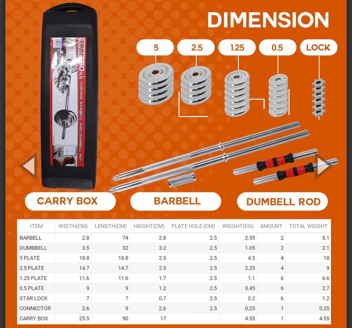 50KG Dumbell set,Brand new - Image 4