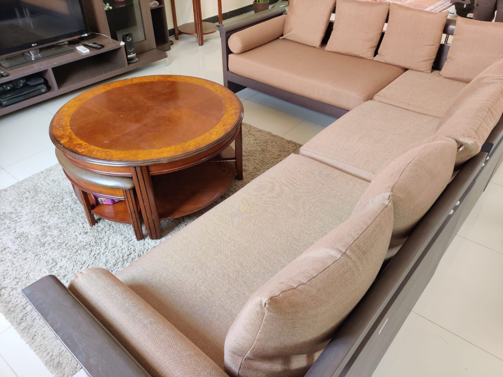 Modular corner L sofa - Image 1