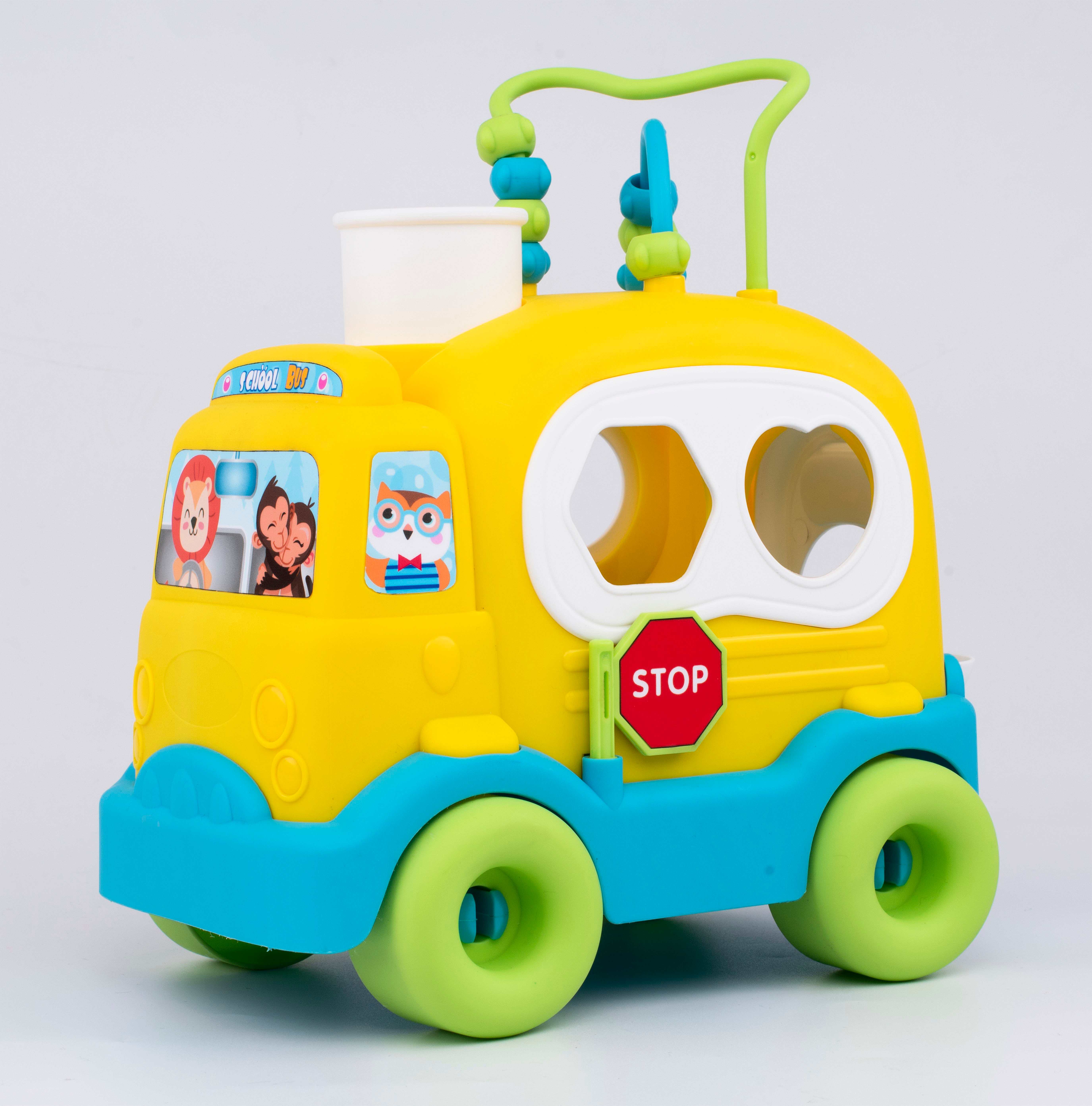 School Bus Shape Sorter Activity Toy - Image 3