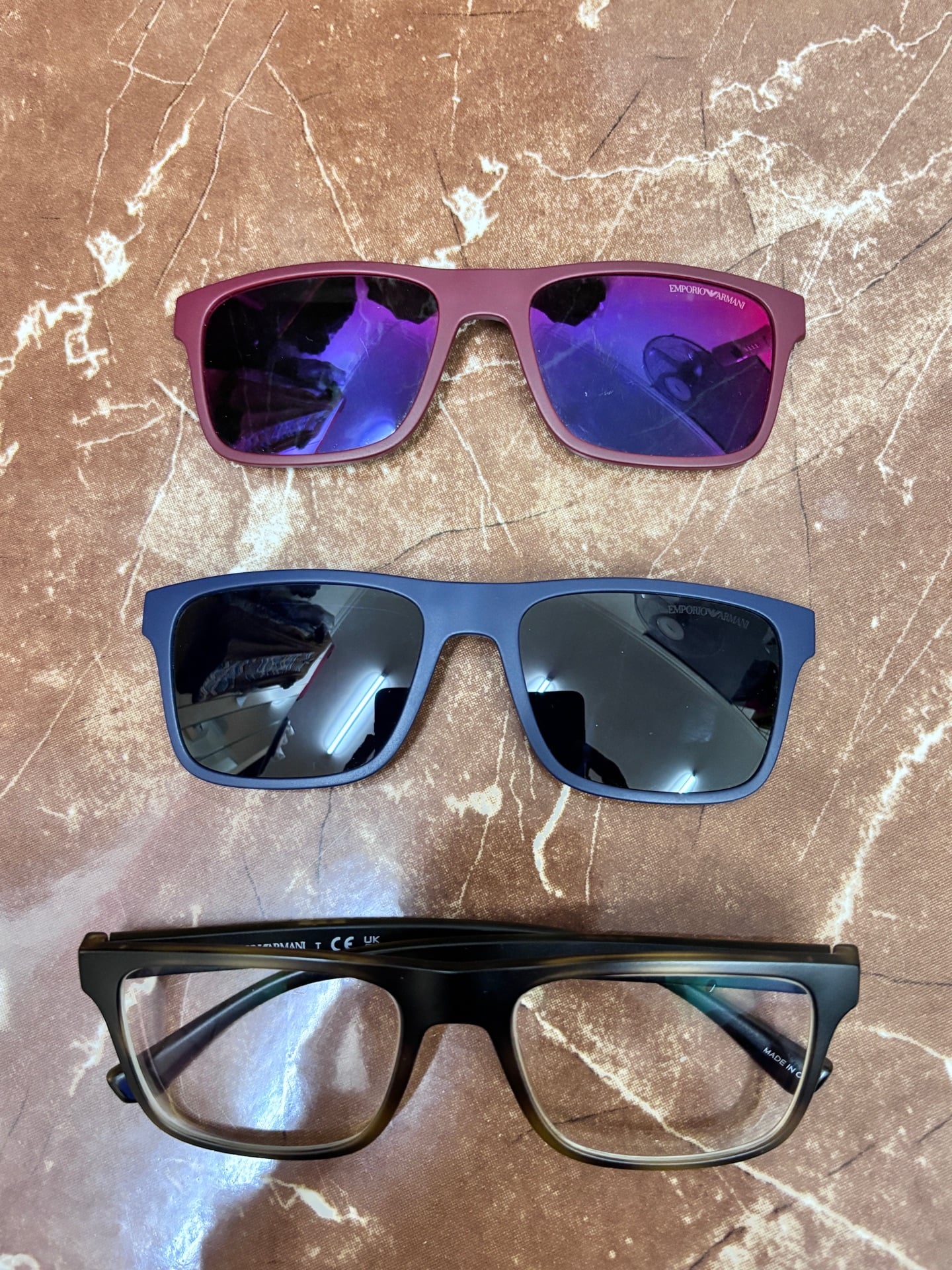 Unused Original Emporio Armani snap on Specs for sale - Image 1