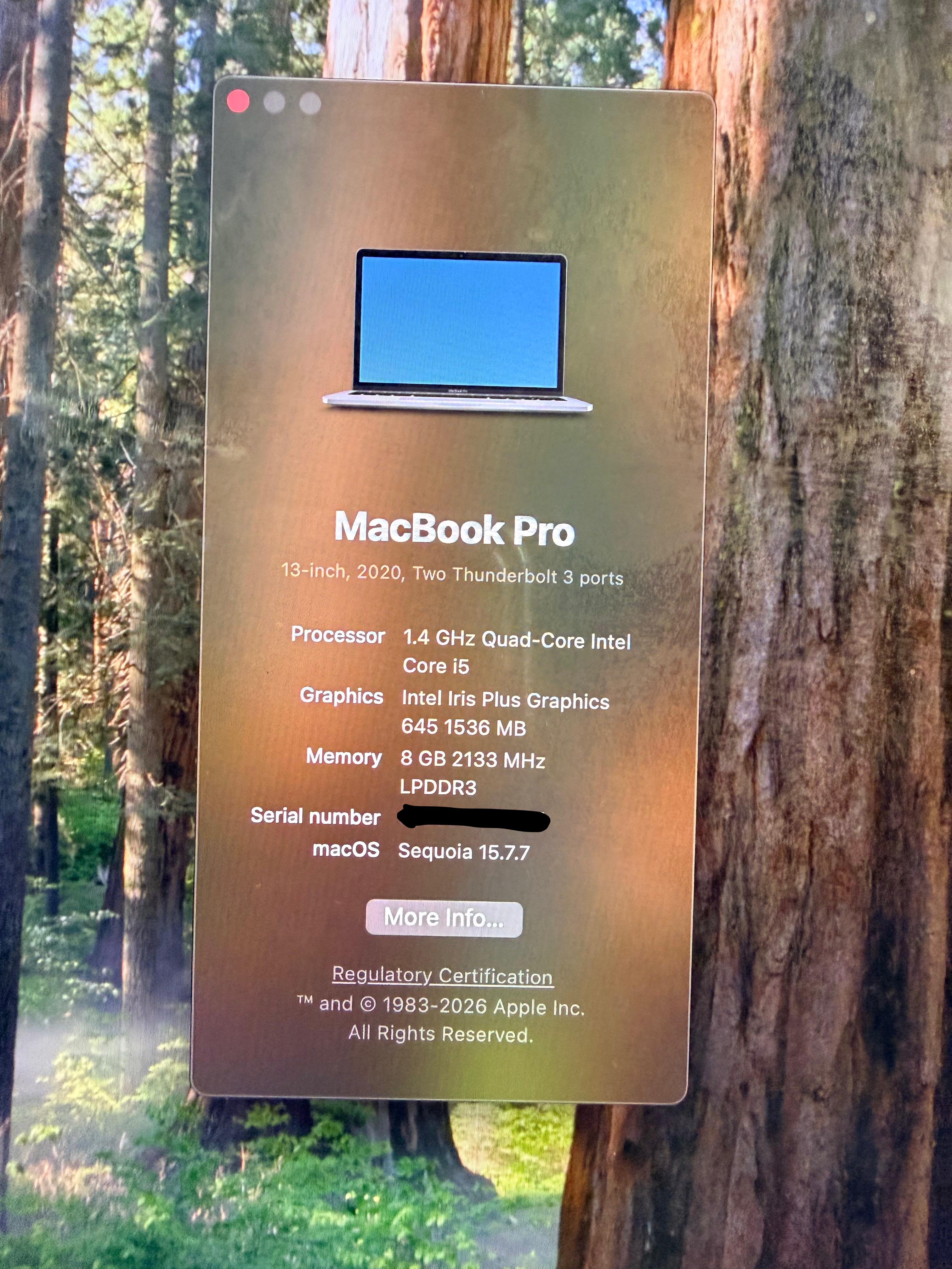 Macbook Pro 13inch Touch bar 2020 - Image 6