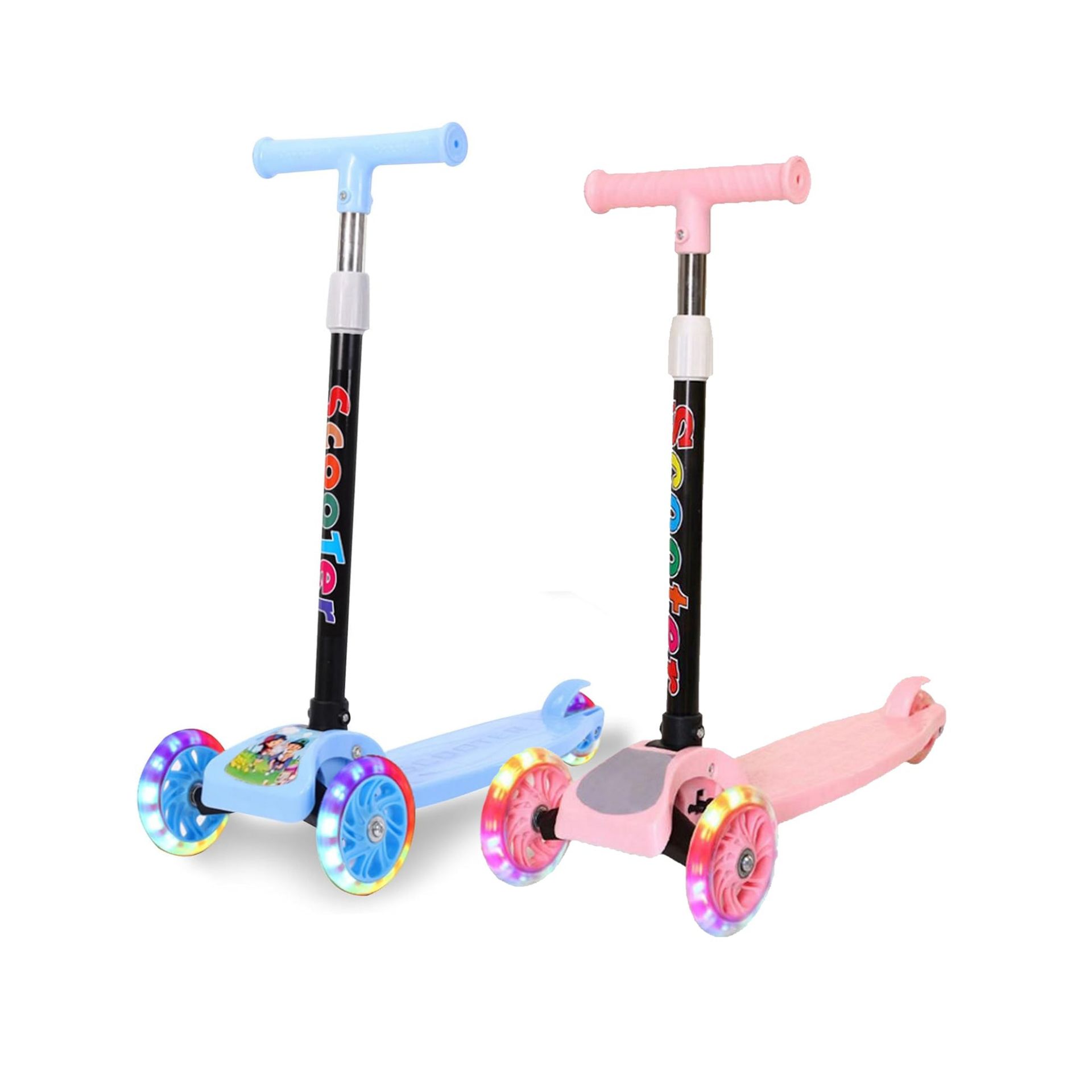 3-Wheel Foldable Scooter For Kids 2-5yrs سكوتر قابل للطي بثلاث عجلات للأطفال من  - Image 2