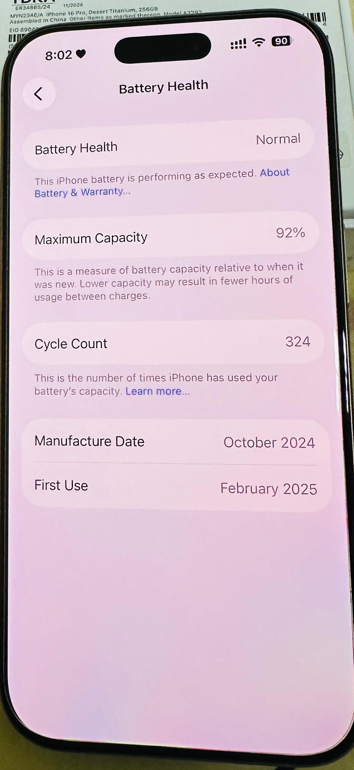 IPhone 16 Pro 256 for sale I Qr 3300 - Image 4