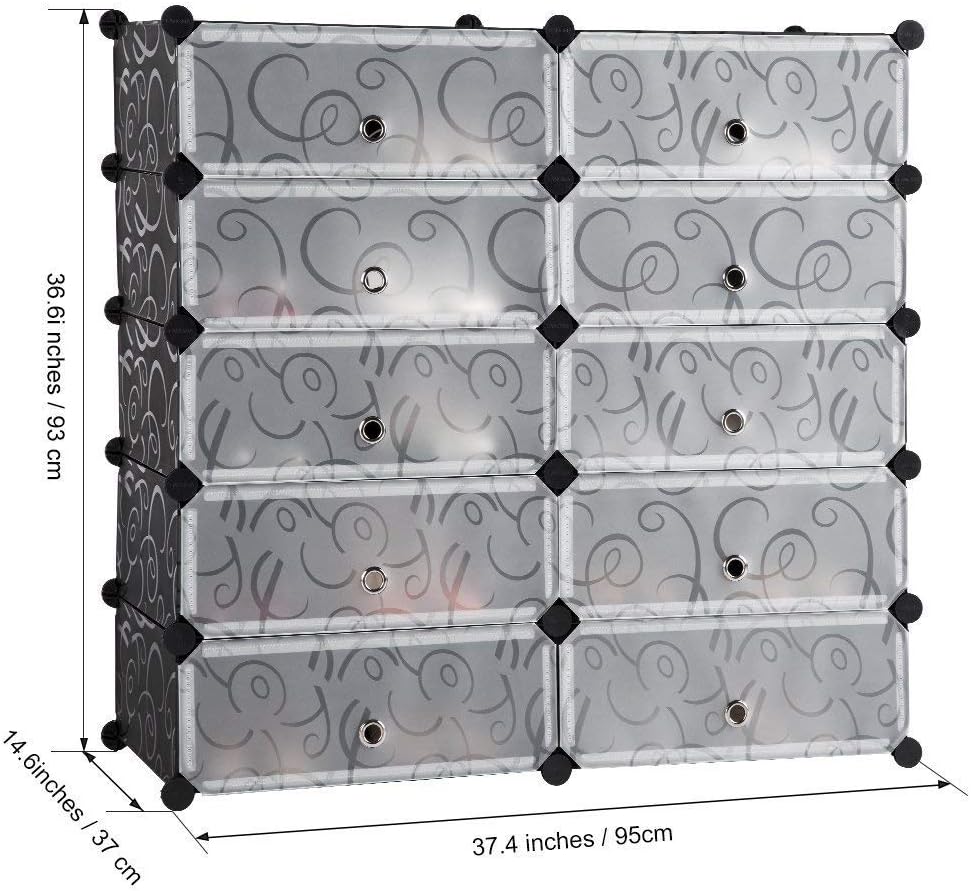 Shoe Rack 2 Column 5 Layer - Image 4