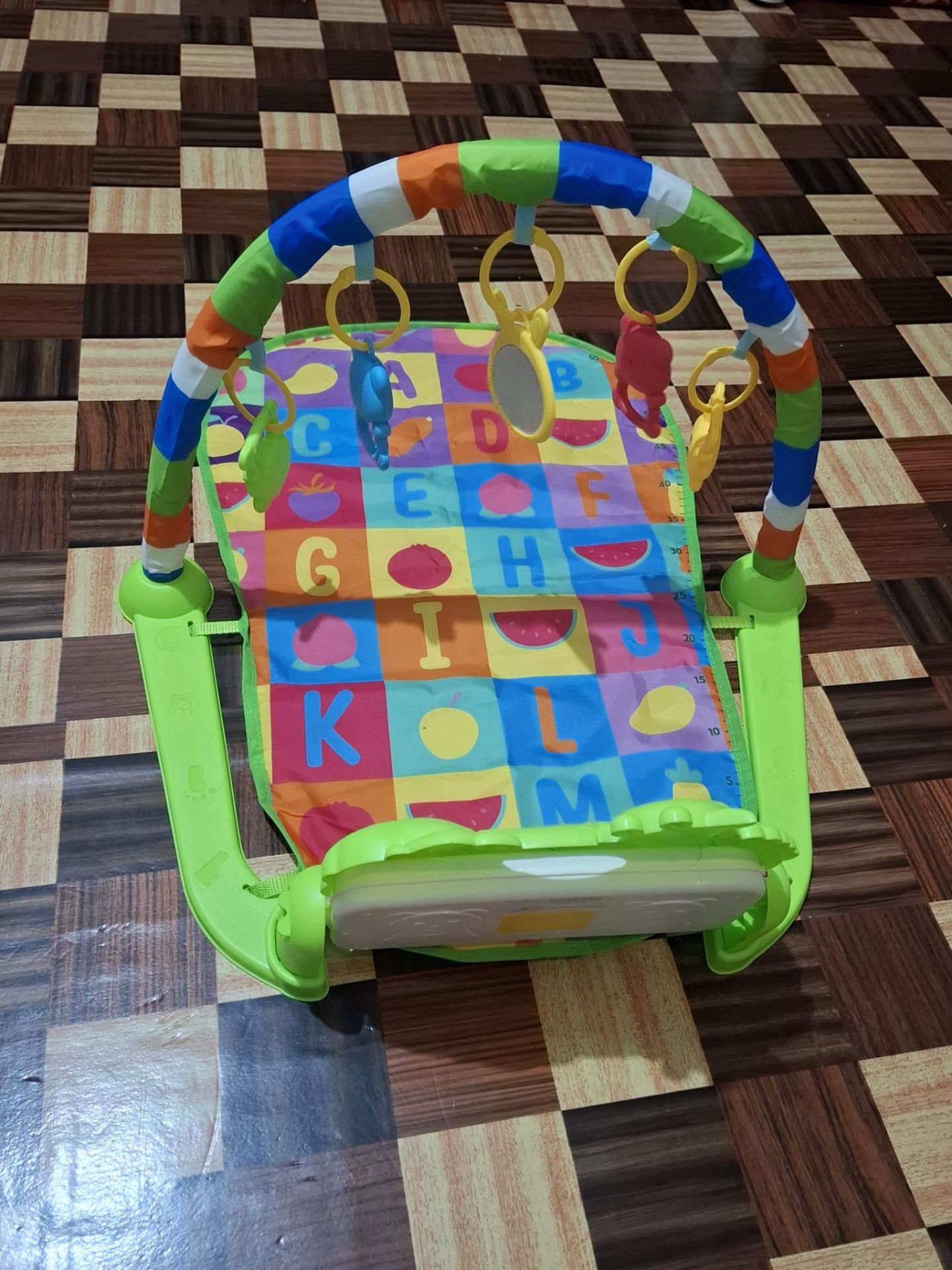 New Baby Activity Play Gym Mat with Hanging Toys – Colorful Learning Mat - Image 7