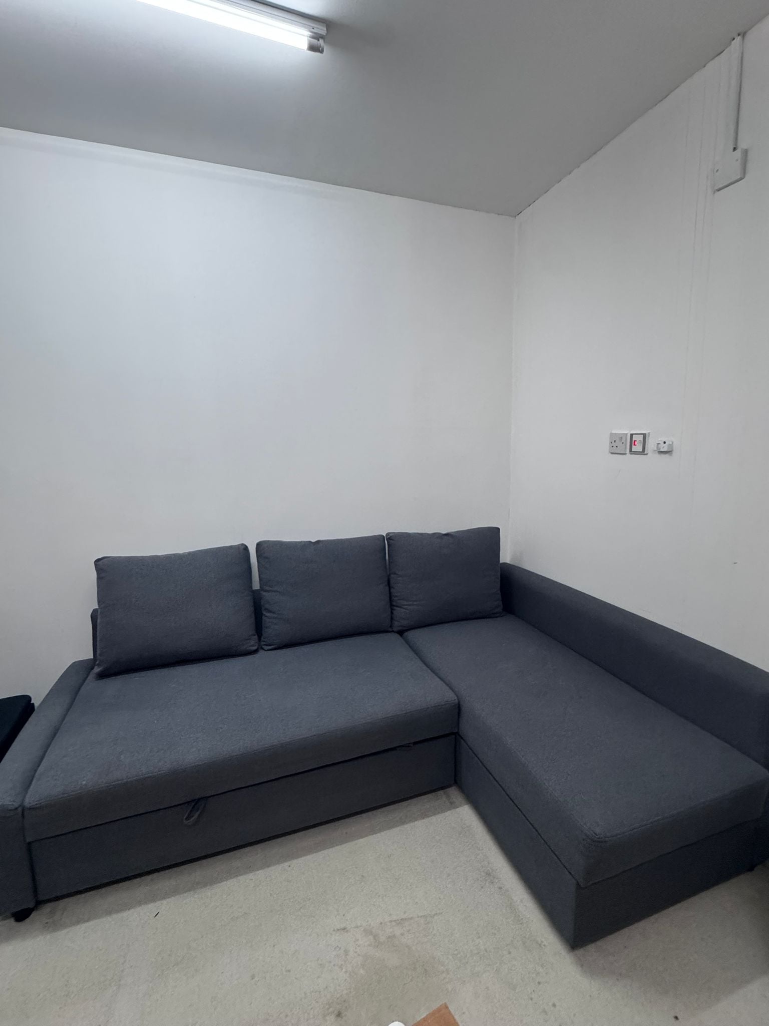 IKEA FRIHETEN Corner Sofa-Bed with Storage – Dark Grey - Image 4