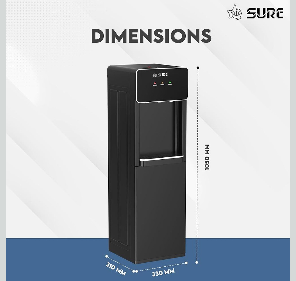 Sure OUDIS B7 Bottom Loading Water Dispenser - Image 7