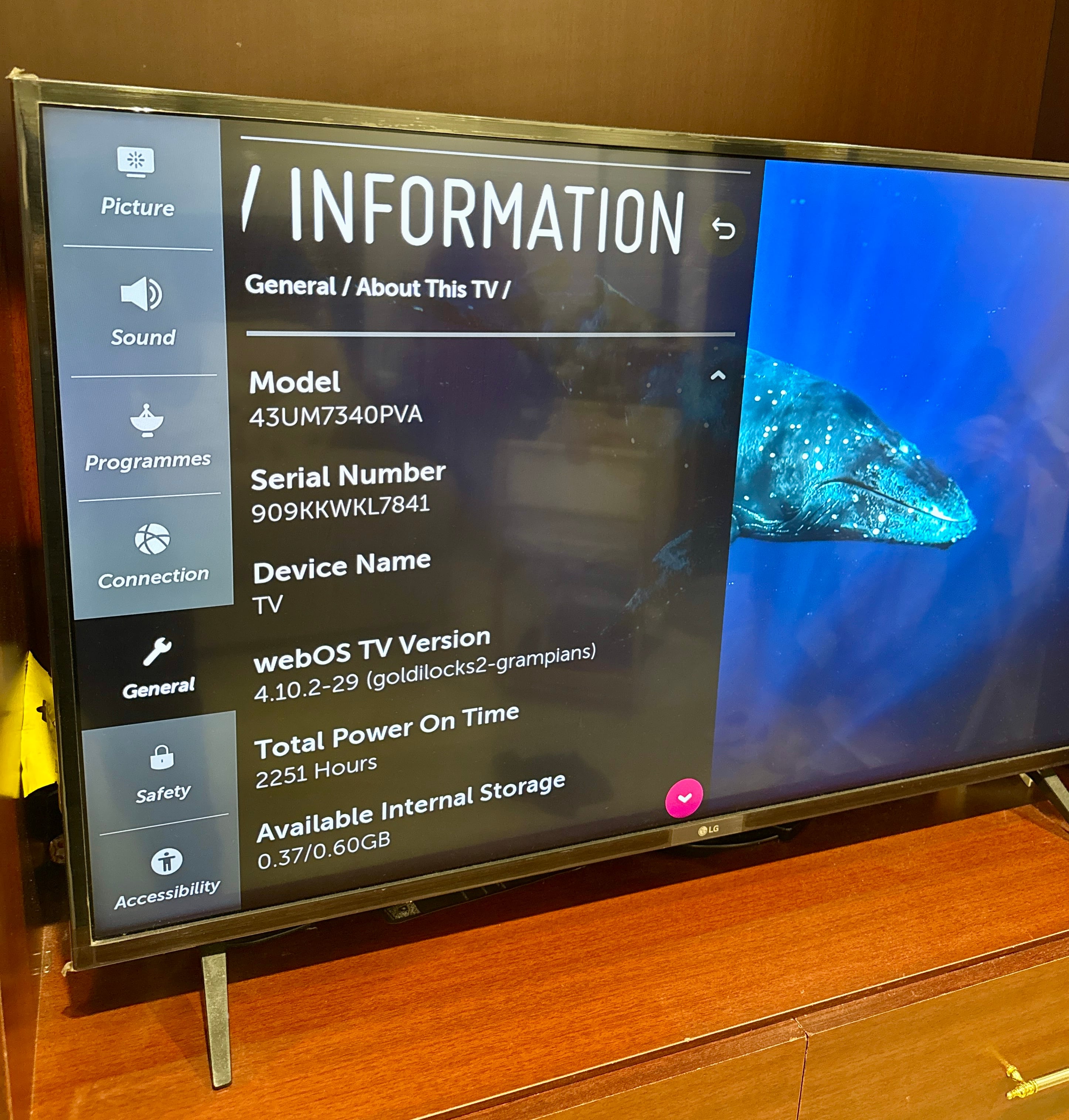 Like brand new LG 43” 4K UHD Smart TV | webOS  - Image 2